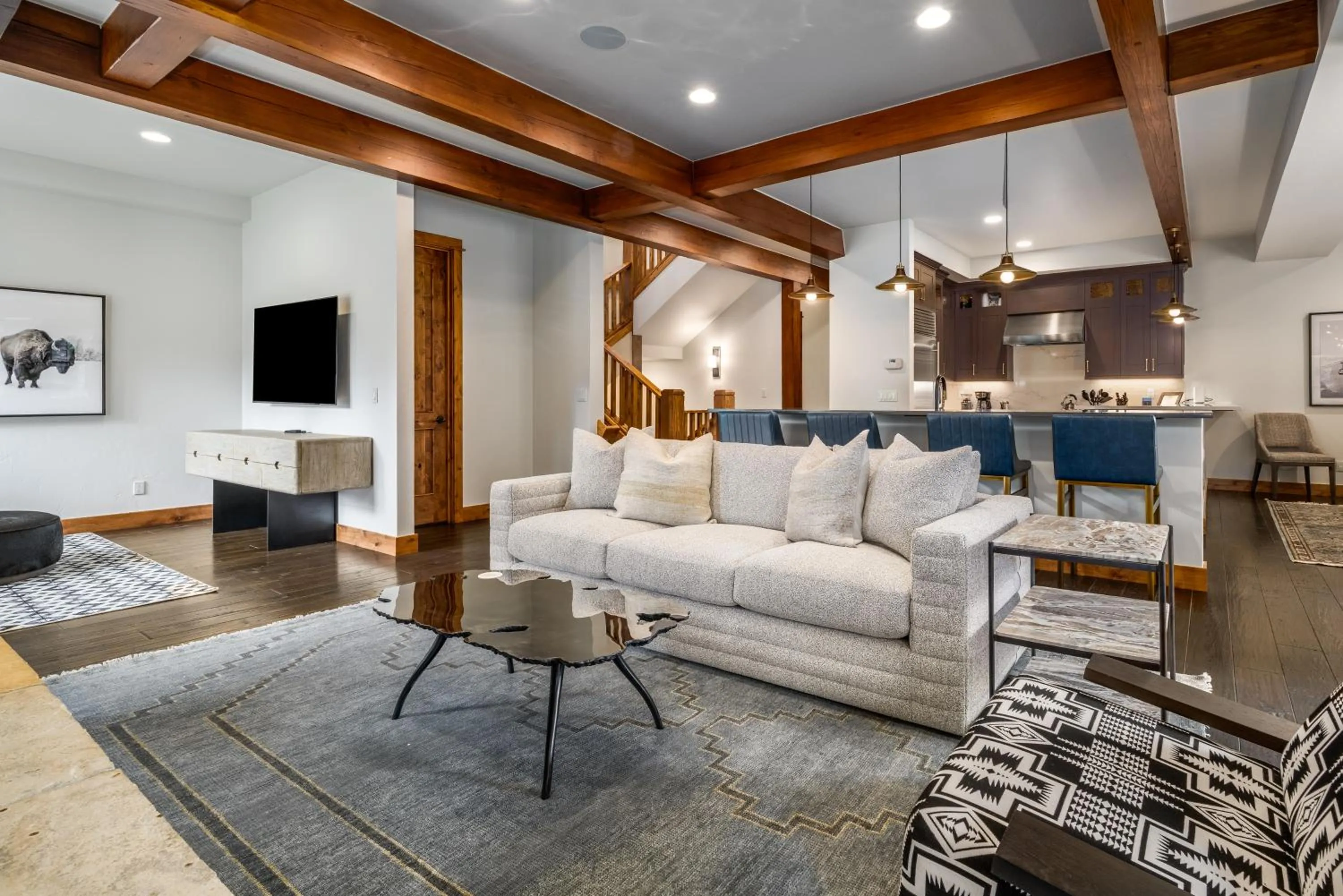 Living room in The Porches