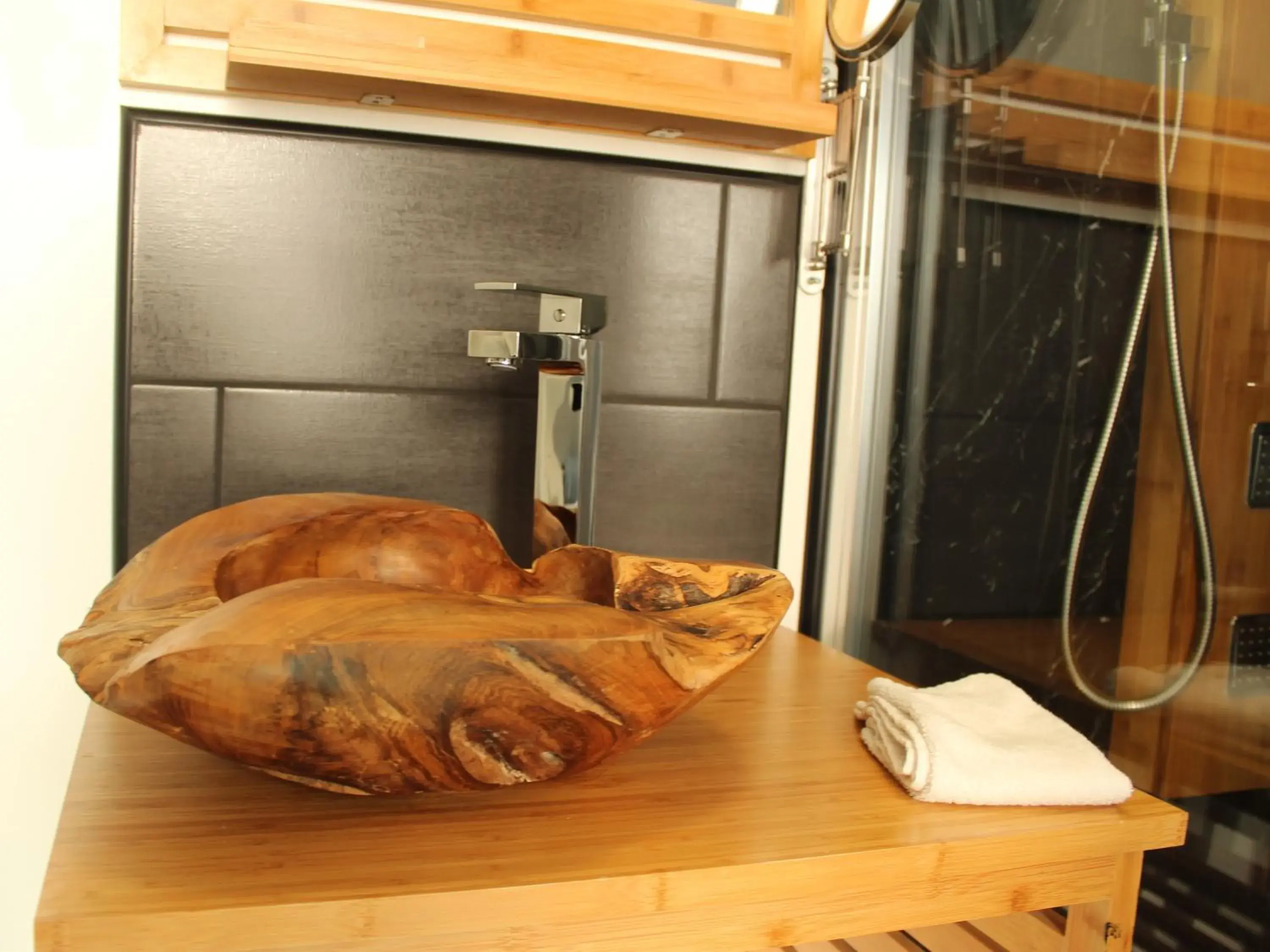 Bathroom in Appart Hotel Relax Spa Bathroom in Appart Hotel Relax Spa