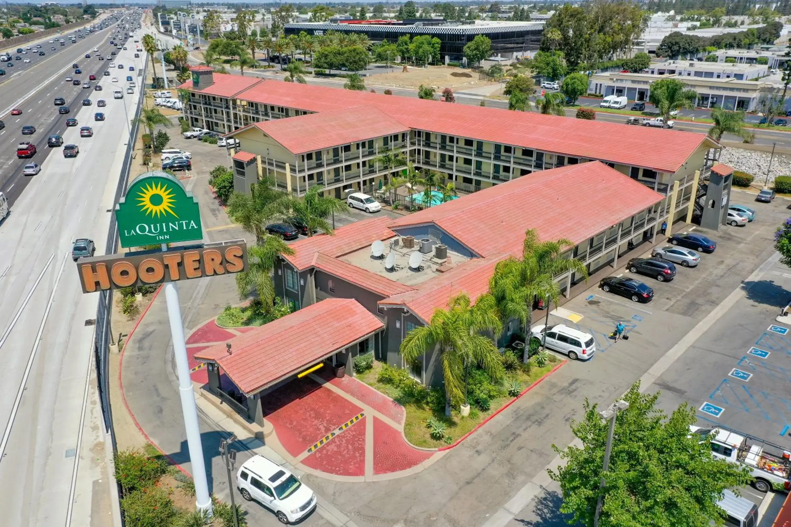 Property building, Bird's-eye View in La Quinta Inn by Wyndham Costa Mesa Orange County