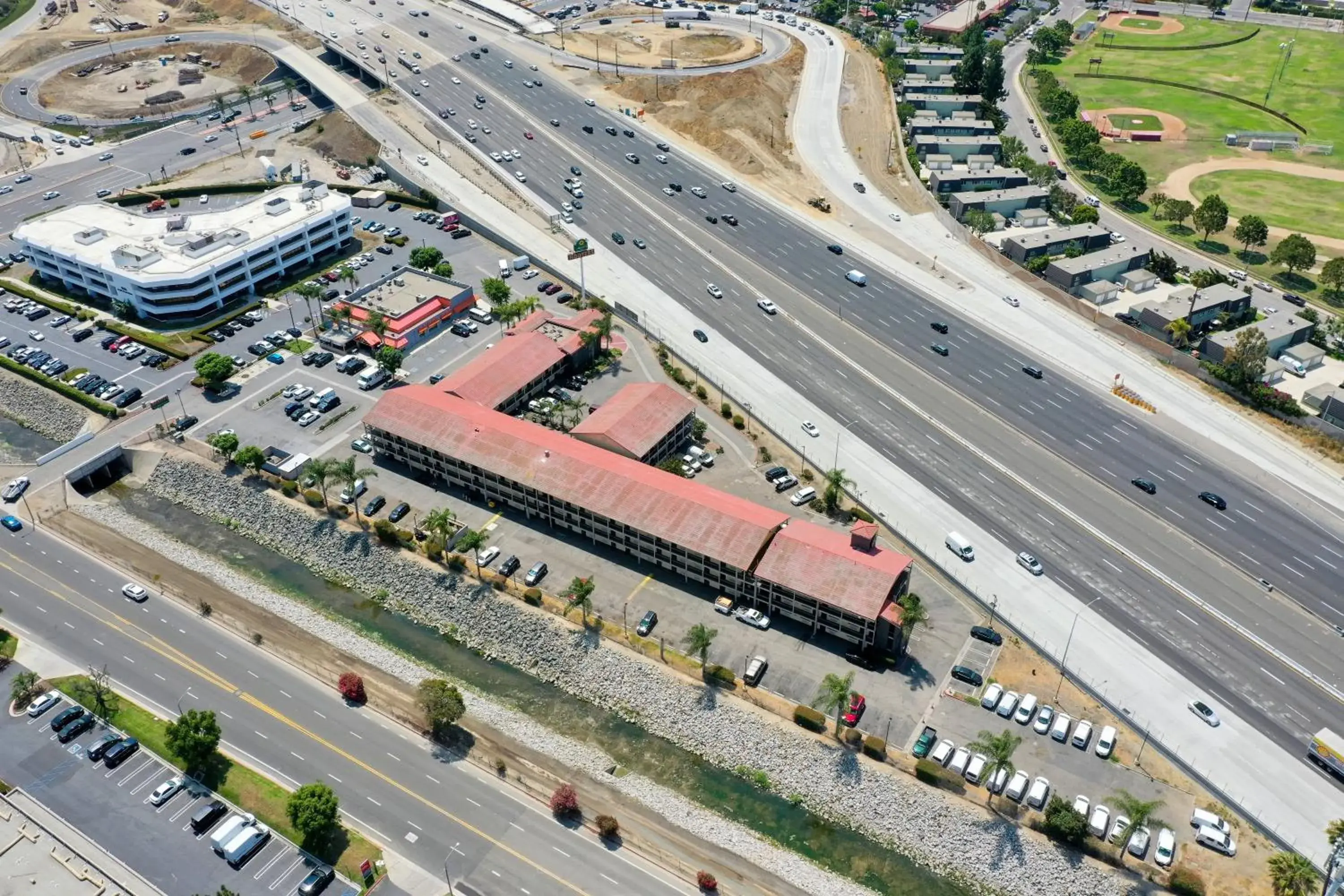 Property building, Bird's-eye View in La Quinta Inn by Wyndham Costa Mesa Orange County