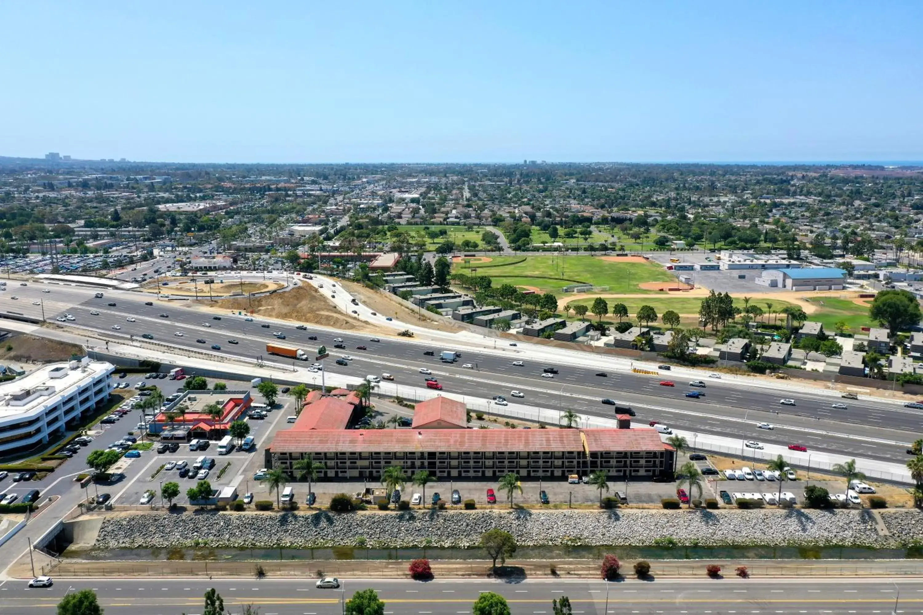 Property building, Bird's-eye View in La Quinta Inn by Wyndham Costa Mesa Orange County