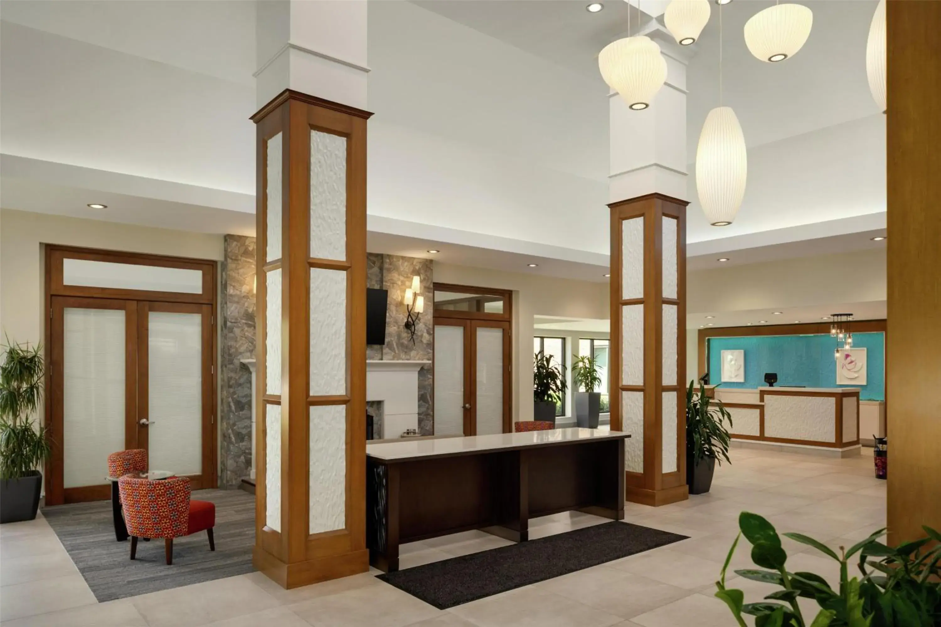 Lobby or reception in Hilton Garden Inn Stony Brook Lobby or reception in Hilton Garden Inn Stony Brook