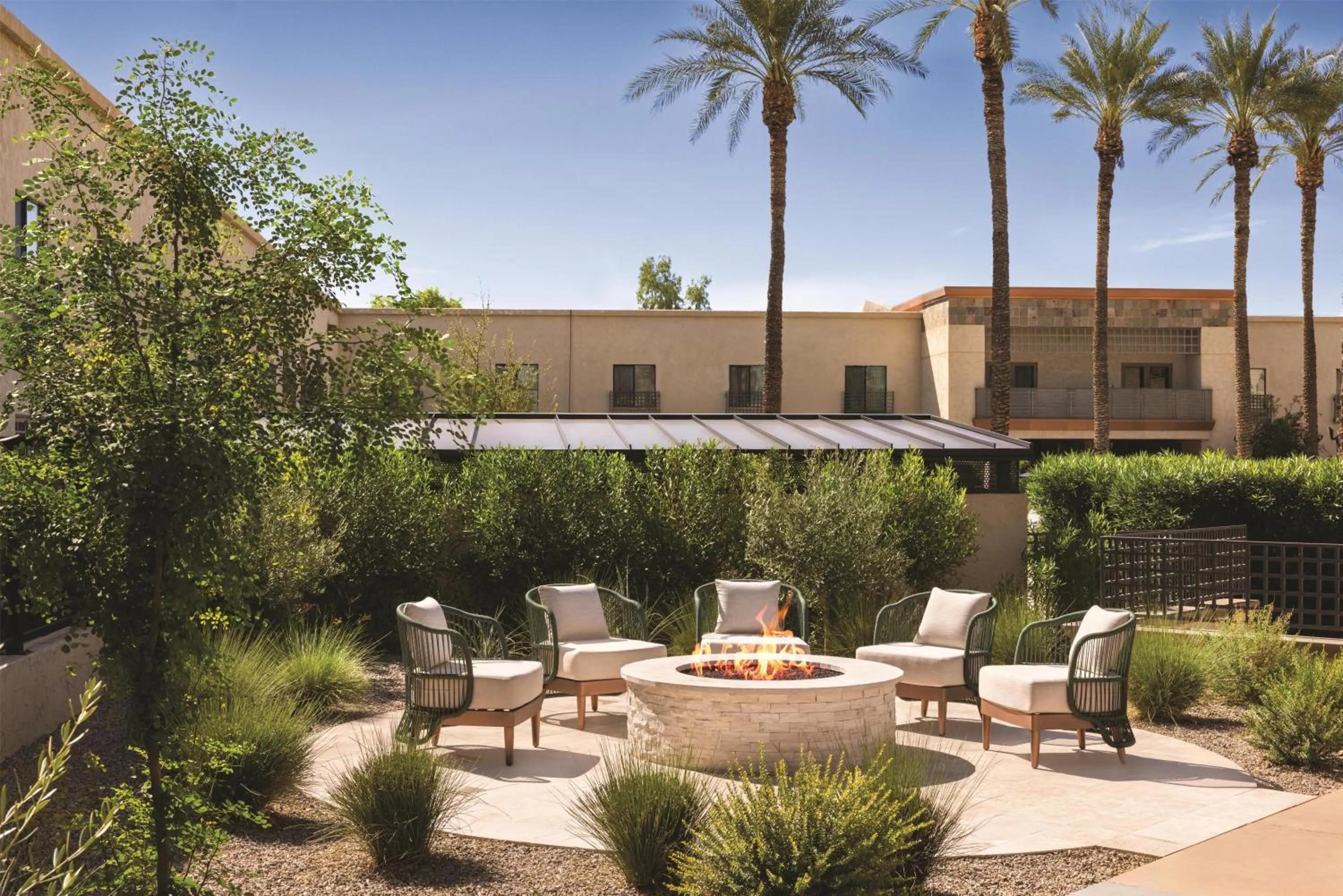 Patio in Hilton Scottsdale Resort & Villas