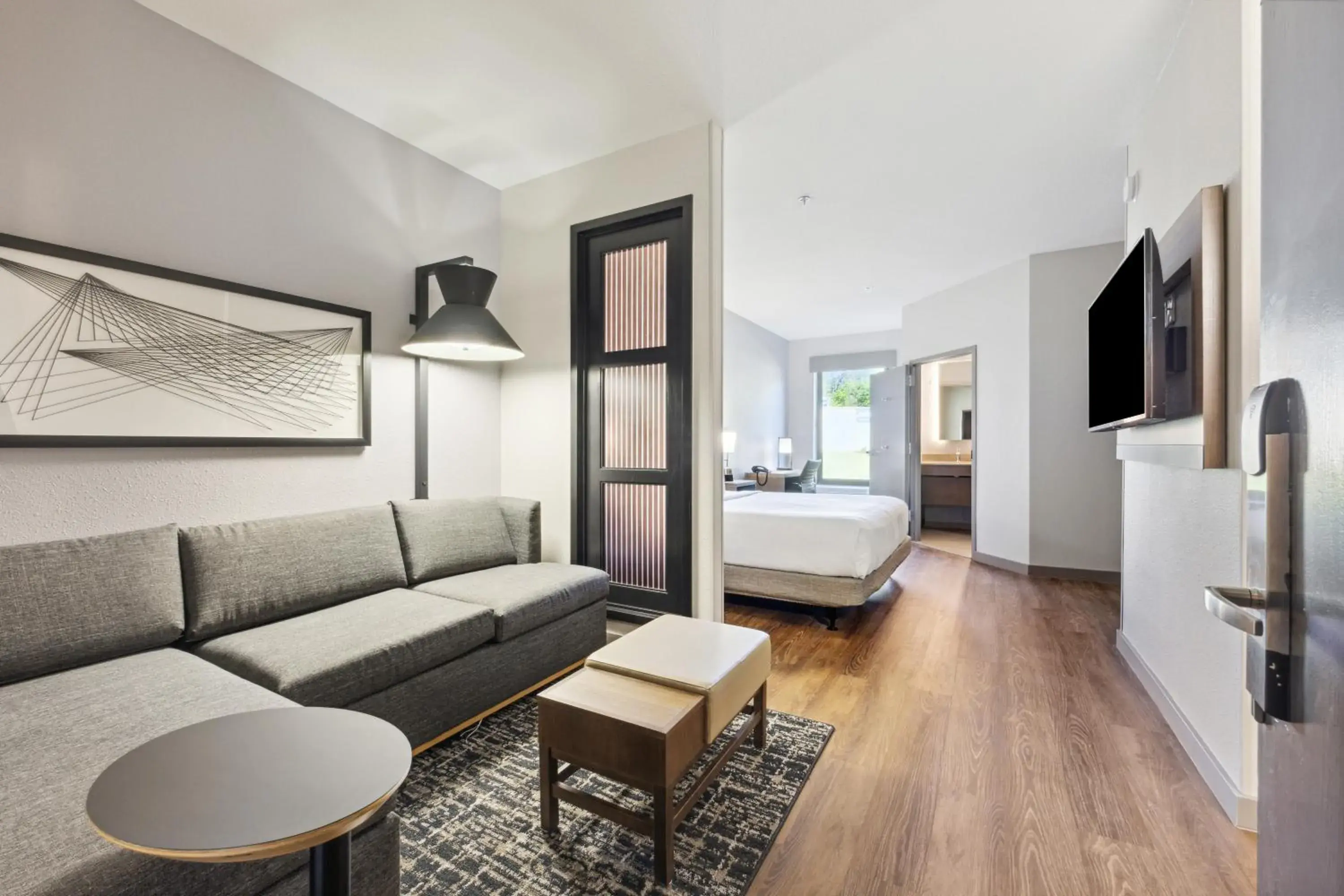 Living room, Bed in Hyatt Place San Antonio Northwest/Medical Center Living room, Bed in Hyatt Place San Antonio Northwest/Medical Center