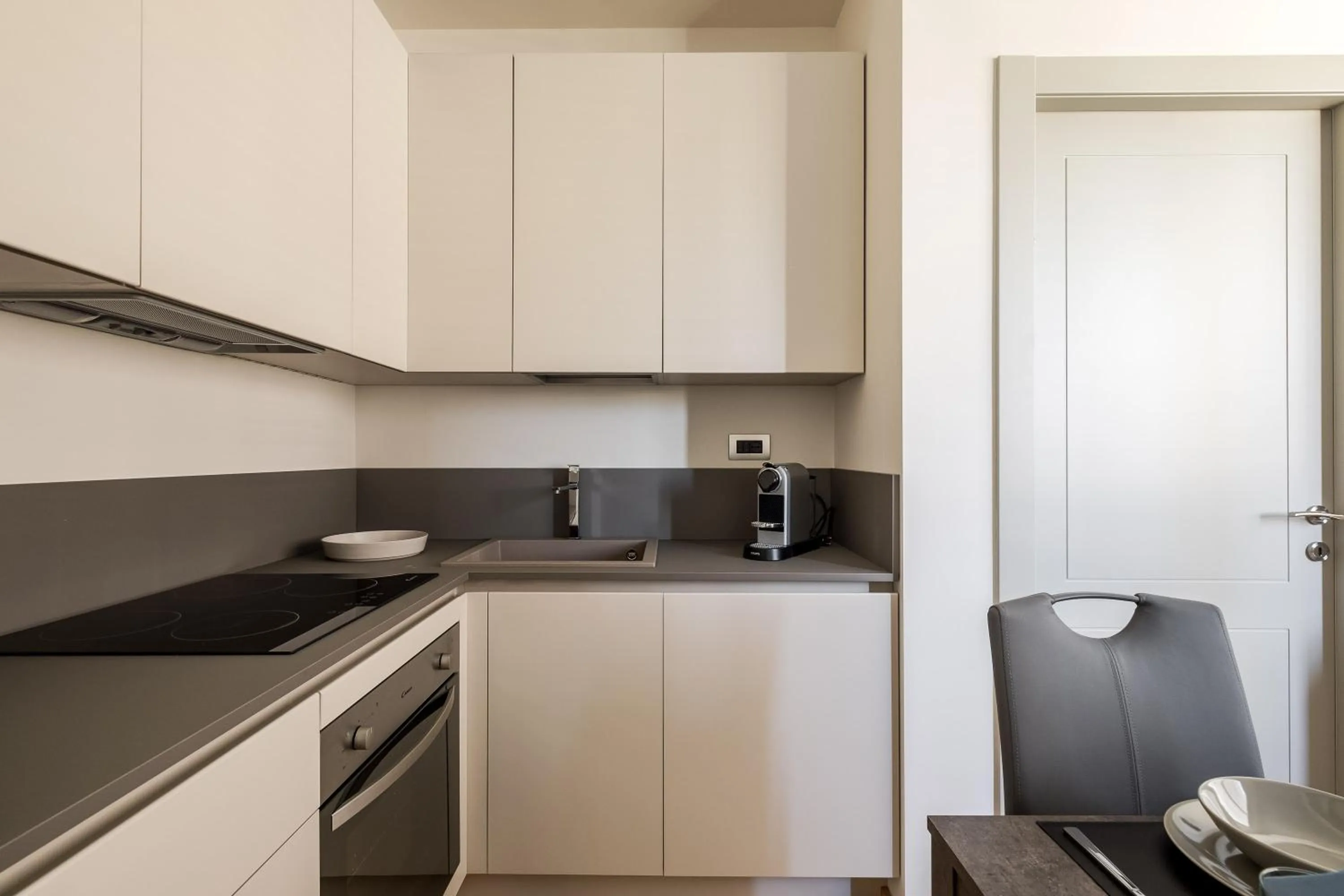 Kitchen or kitchenette in Aparthotel Sant'Orsola
