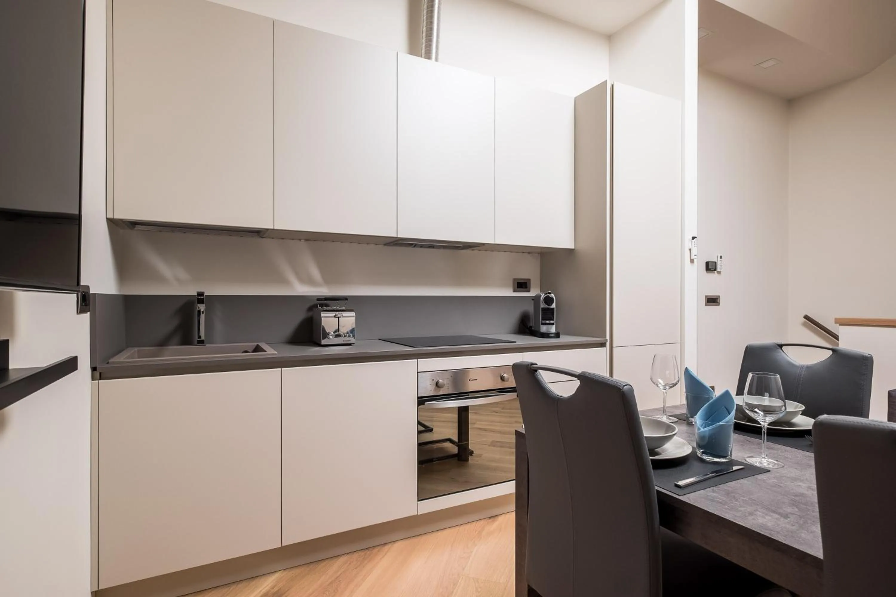 Kitchen or kitchenette in Aparthotel Sant'Orsola