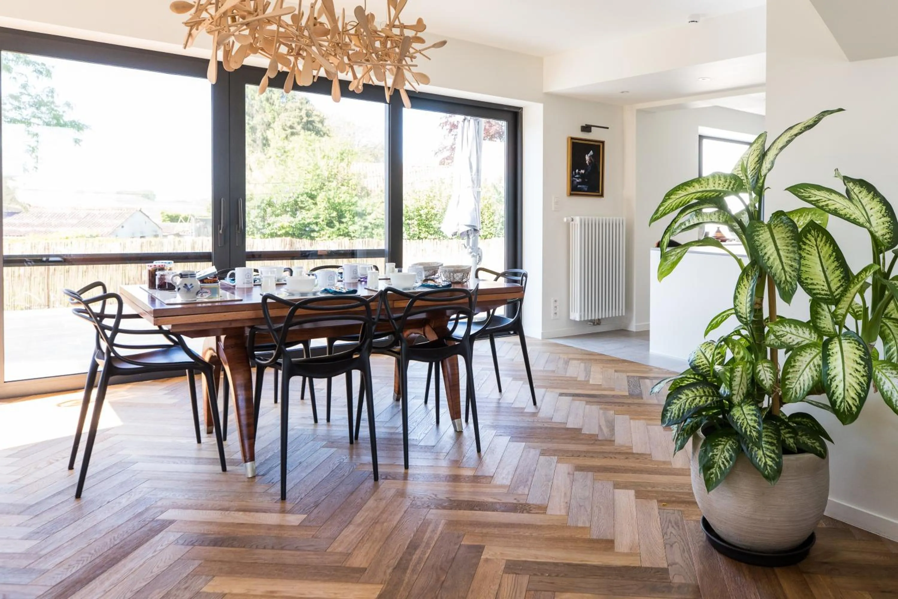 Dining area in Chez Spoons B&B