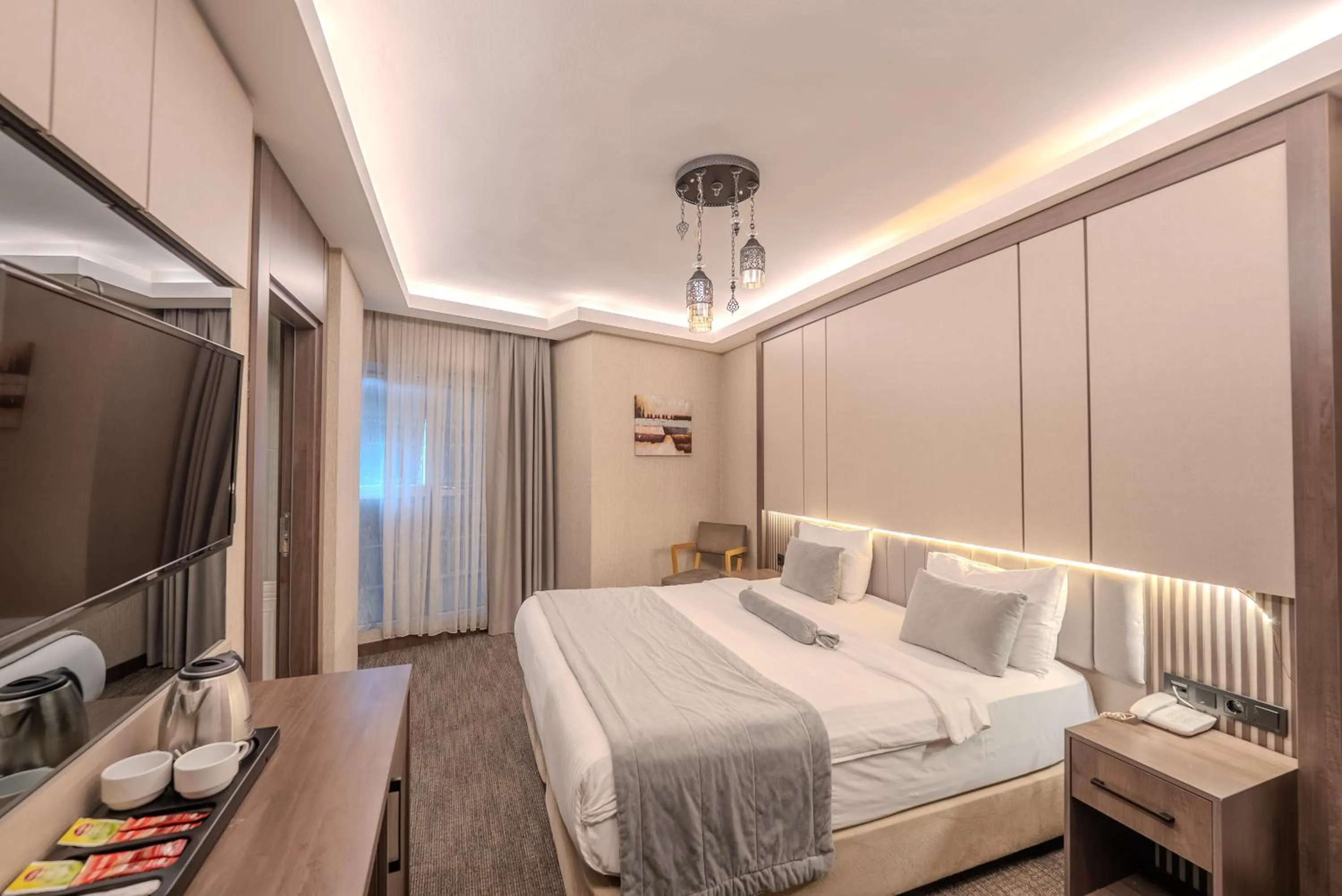 Photo of the whole room, Bed in BEST GARDEN HOTEL