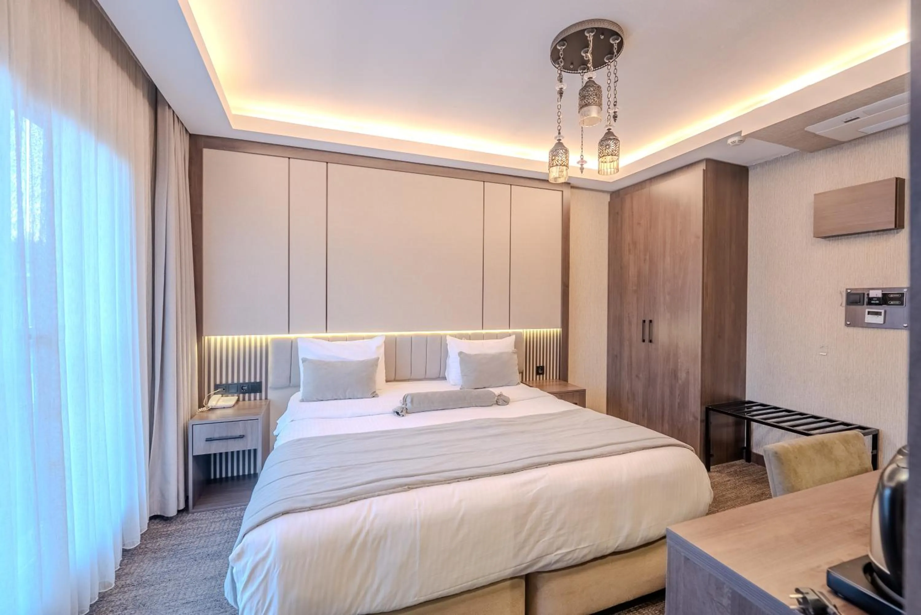 Photo of the whole room, Bed in BEST GARDEN HOTEL