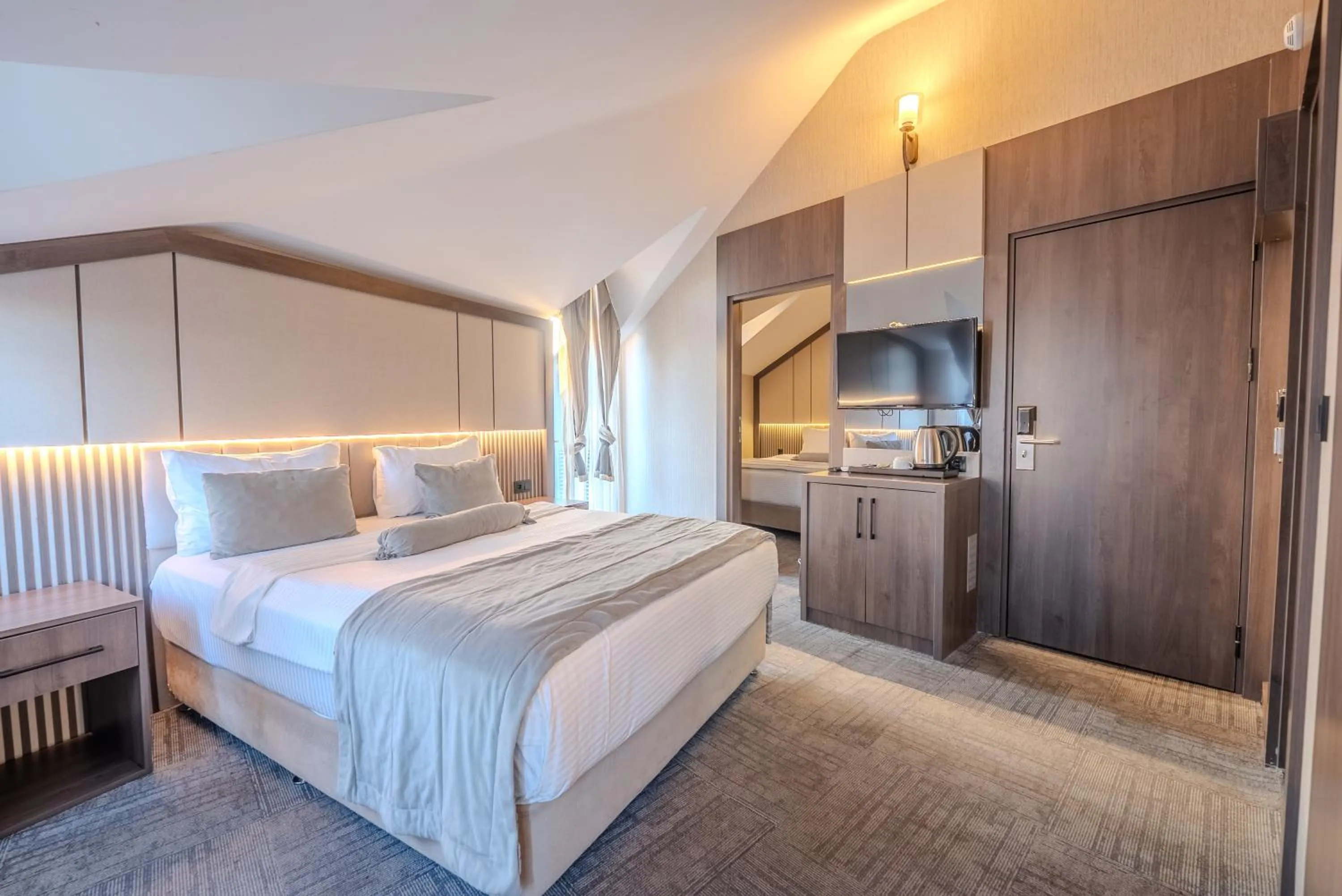 Photo of the whole room, Bed in BEST GARDEN HOTEL