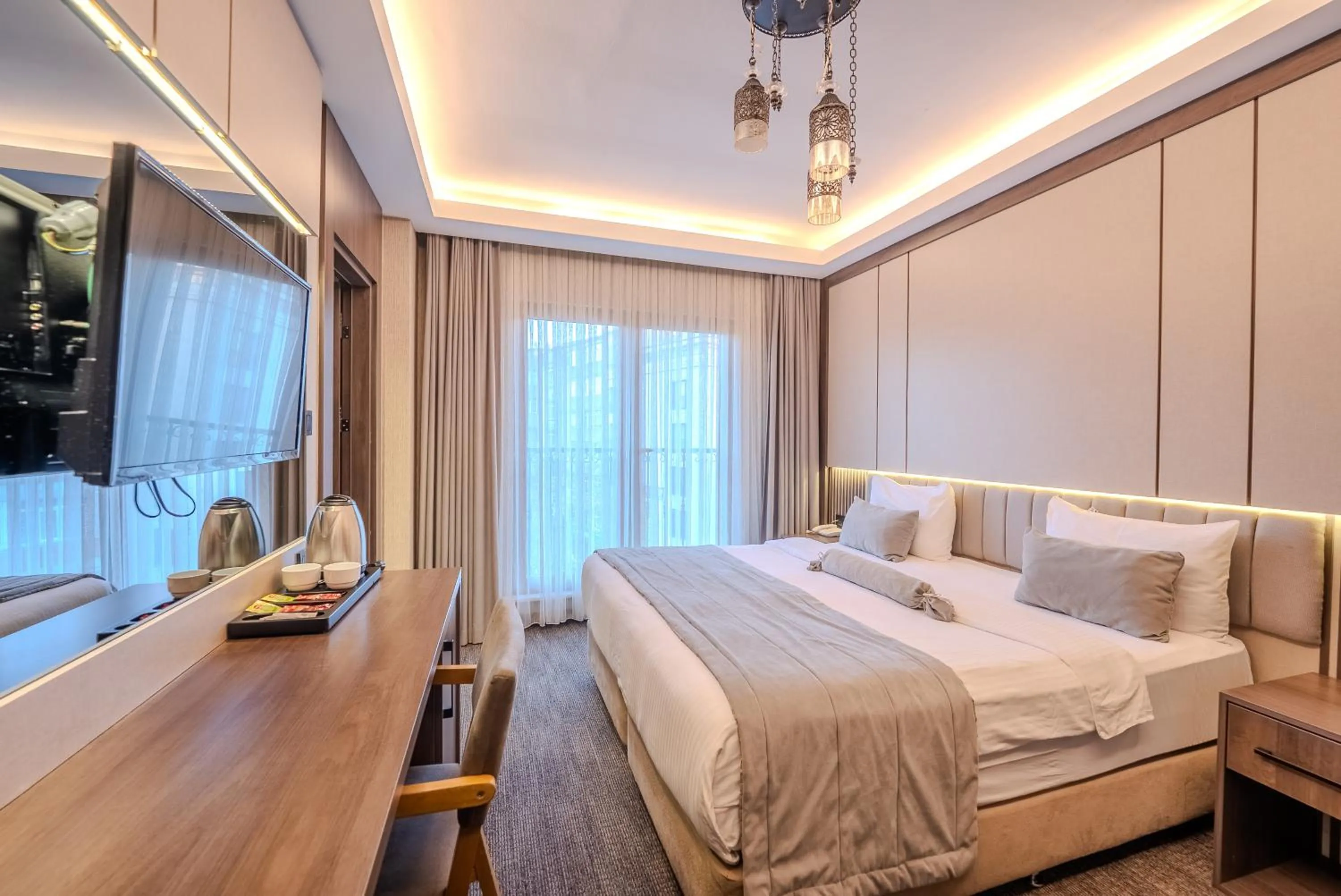 Photo of the whole room, Bed in BEST GARDEN HOTEL