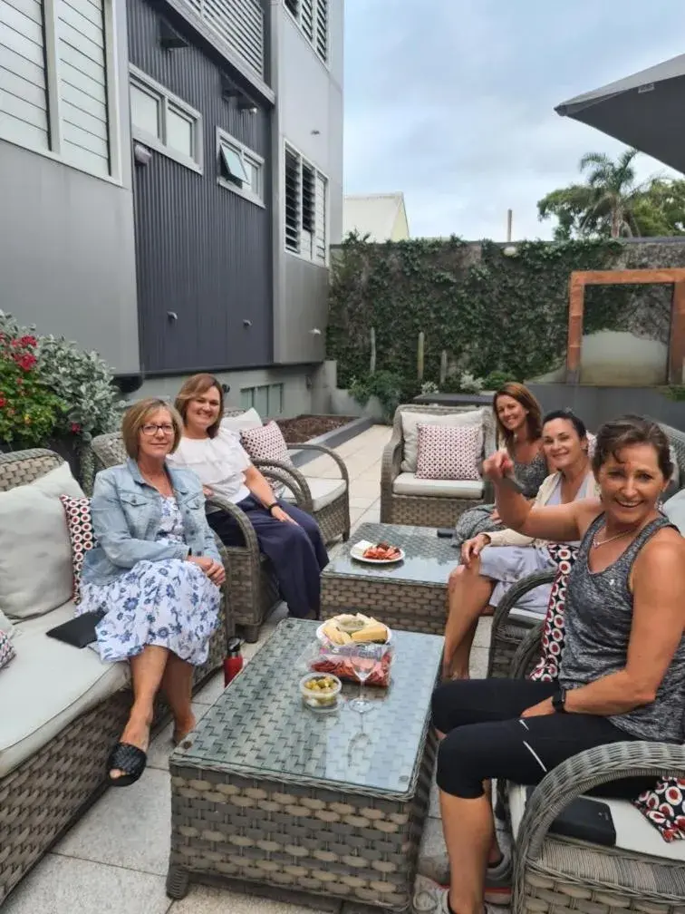 Inner courtyard view in Crown on Darby Newcastle Inner courtyard view in Crown on Darby Newcastle