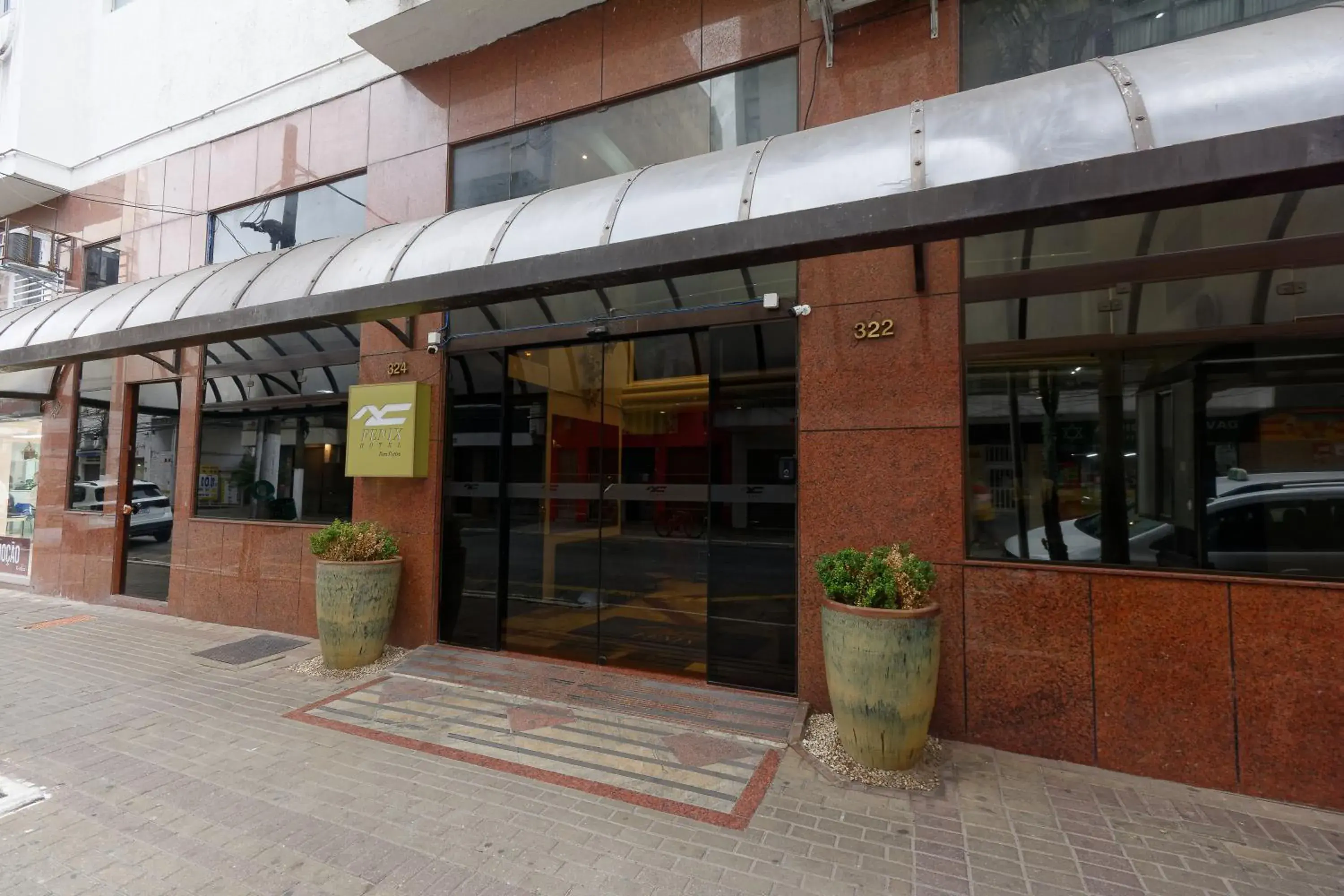 Facade/entrance in Fênix Hotel Bom Retiro Facade/entrance in Fênix Hotel Bom Retiro