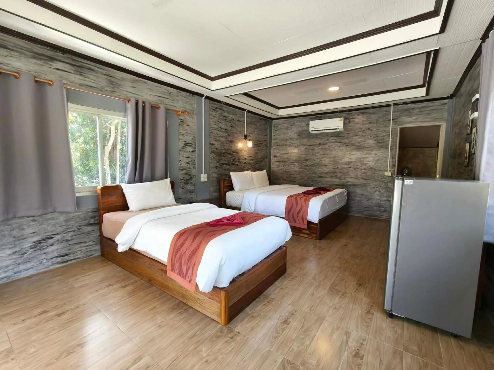 Bed in Khao Sok Nung House