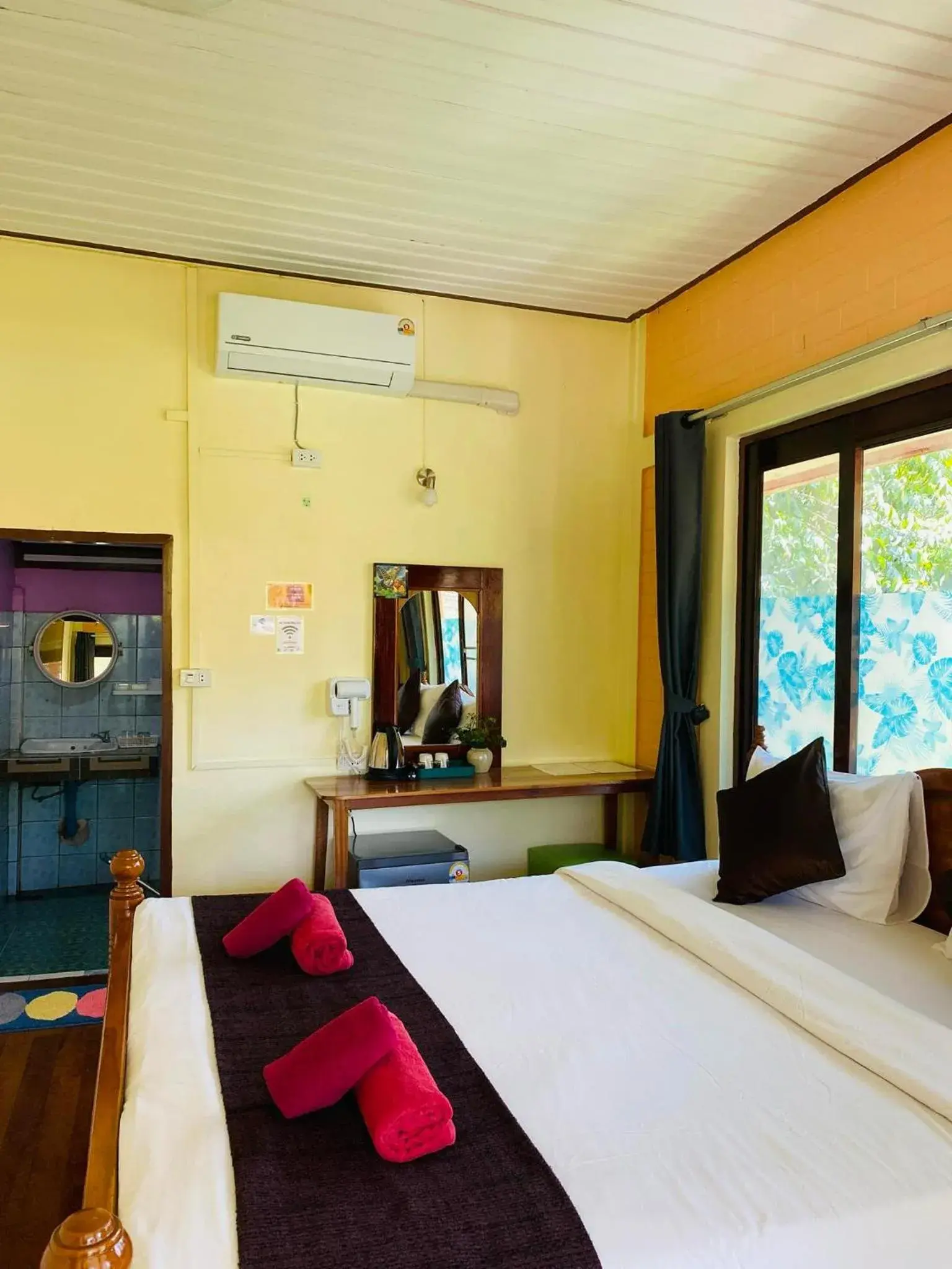 Bed in Khao Sok Nung House Bed in Khao Sok Nung House