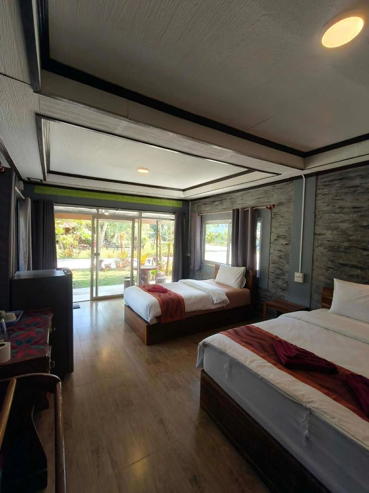 Bed in Khao Sok Nung House