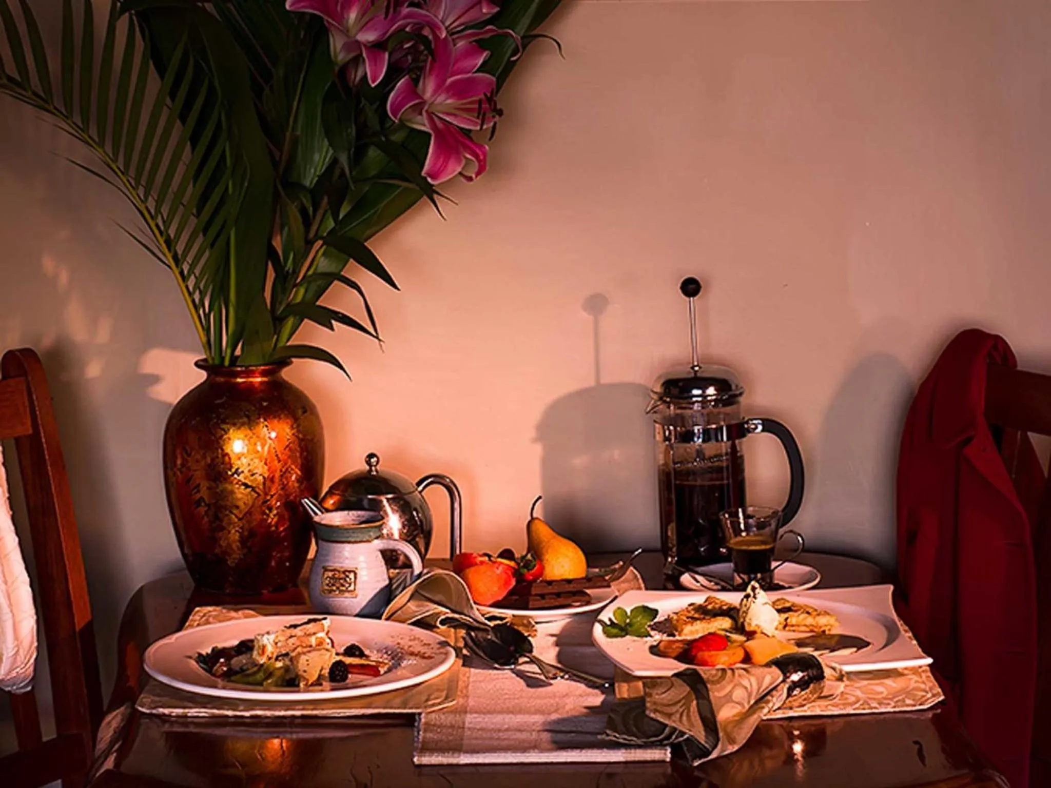 Dining area in Lillypilly's Cottages & Day Spa