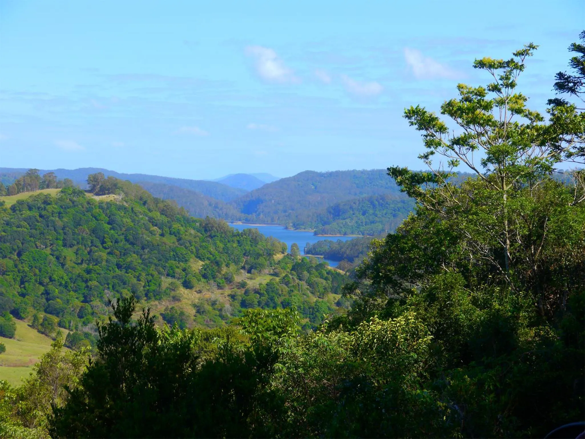 Lake view in Lillypilly's Cottages & Day Spa