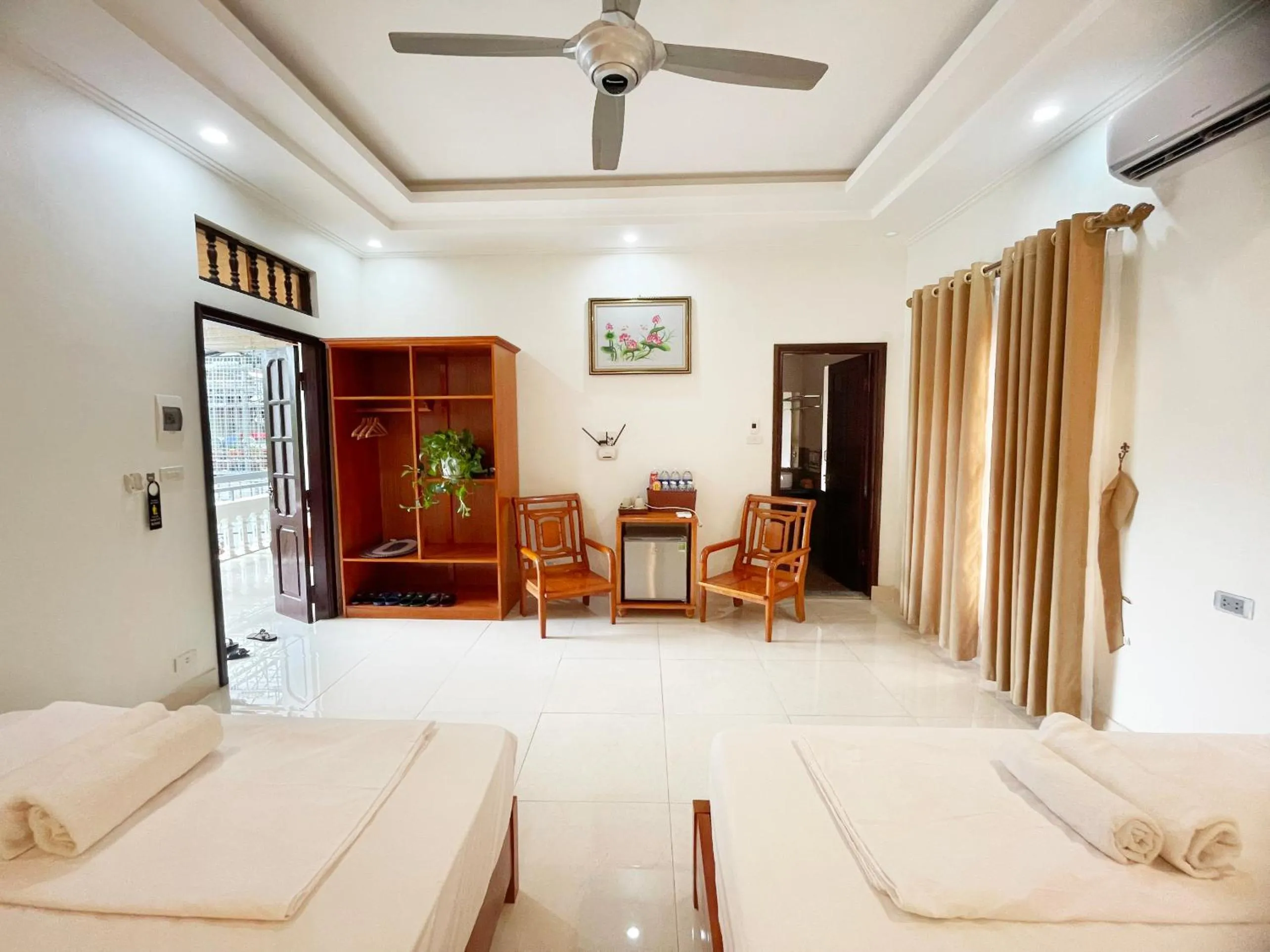 Bed in Tam Coc Golden Sky Homestay