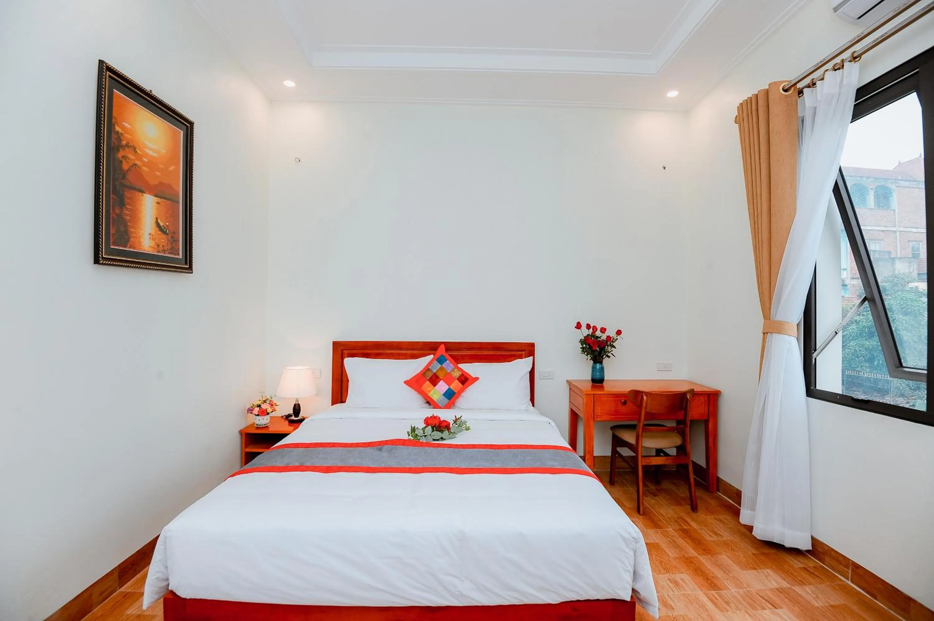 Bed in Tam Coc Golden Sky Homestay