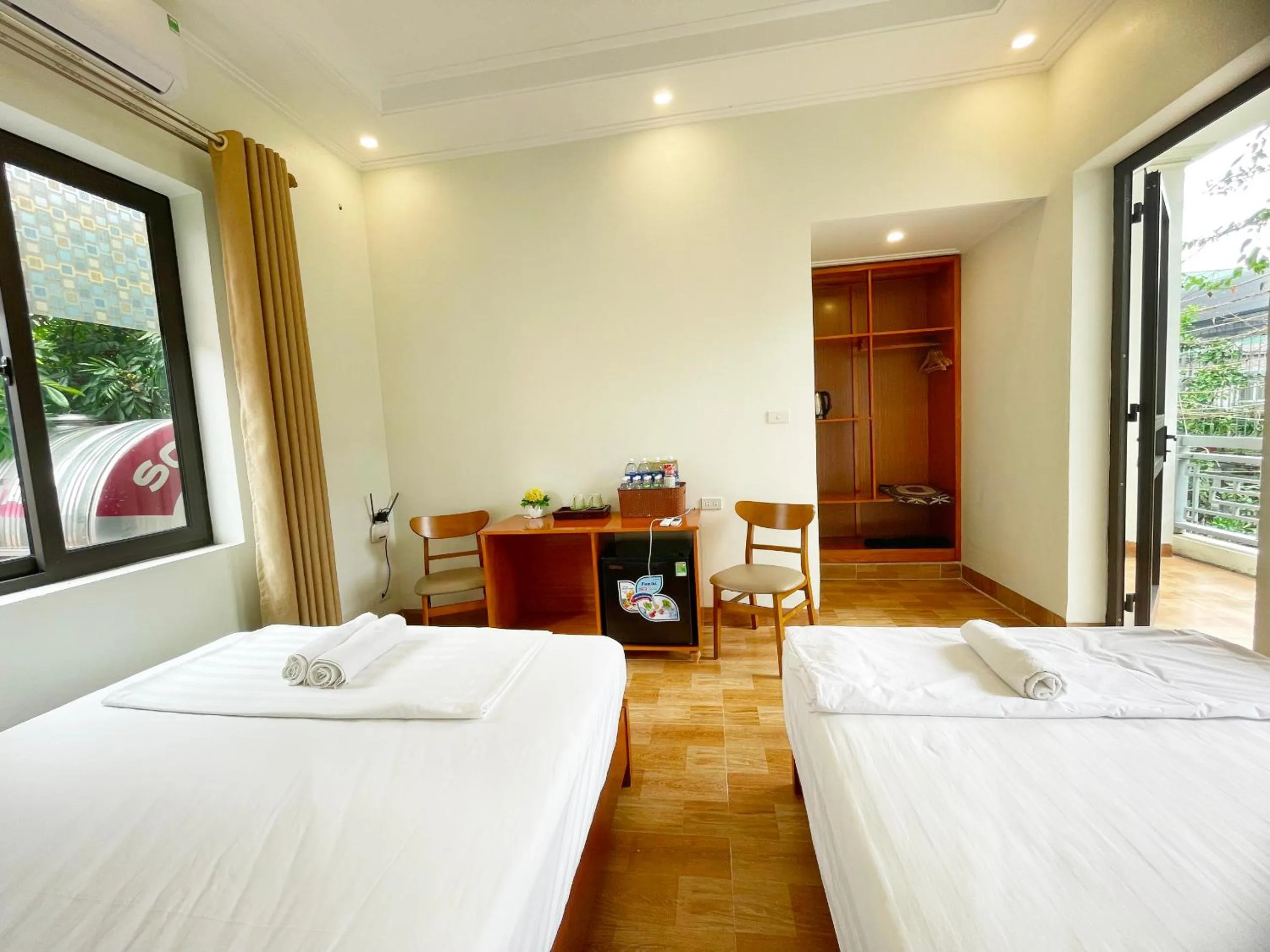 Bed in Tam Coc Golden Sky Homestay