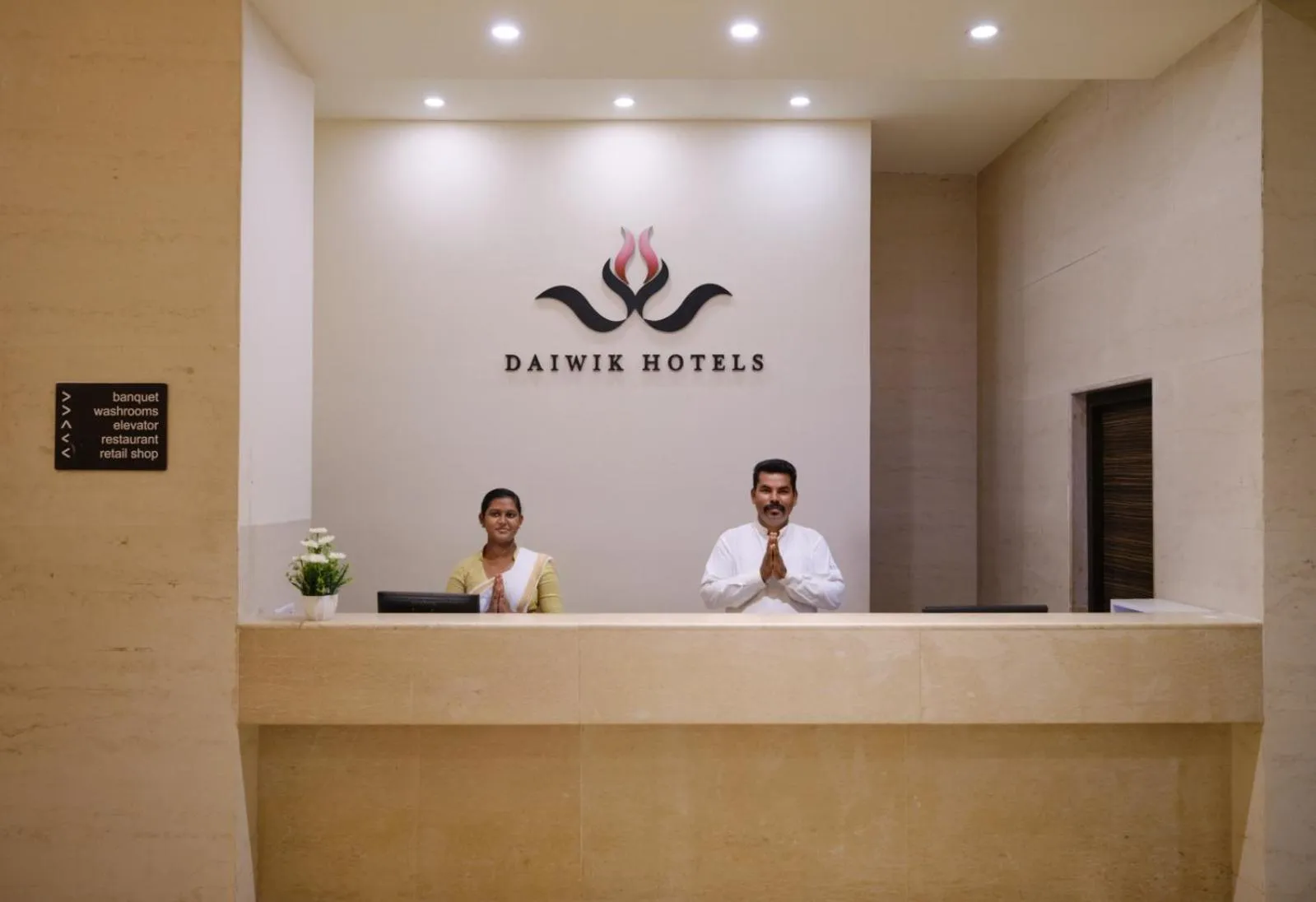 Lobby or reception in Daiwik Hotels Rameswaram