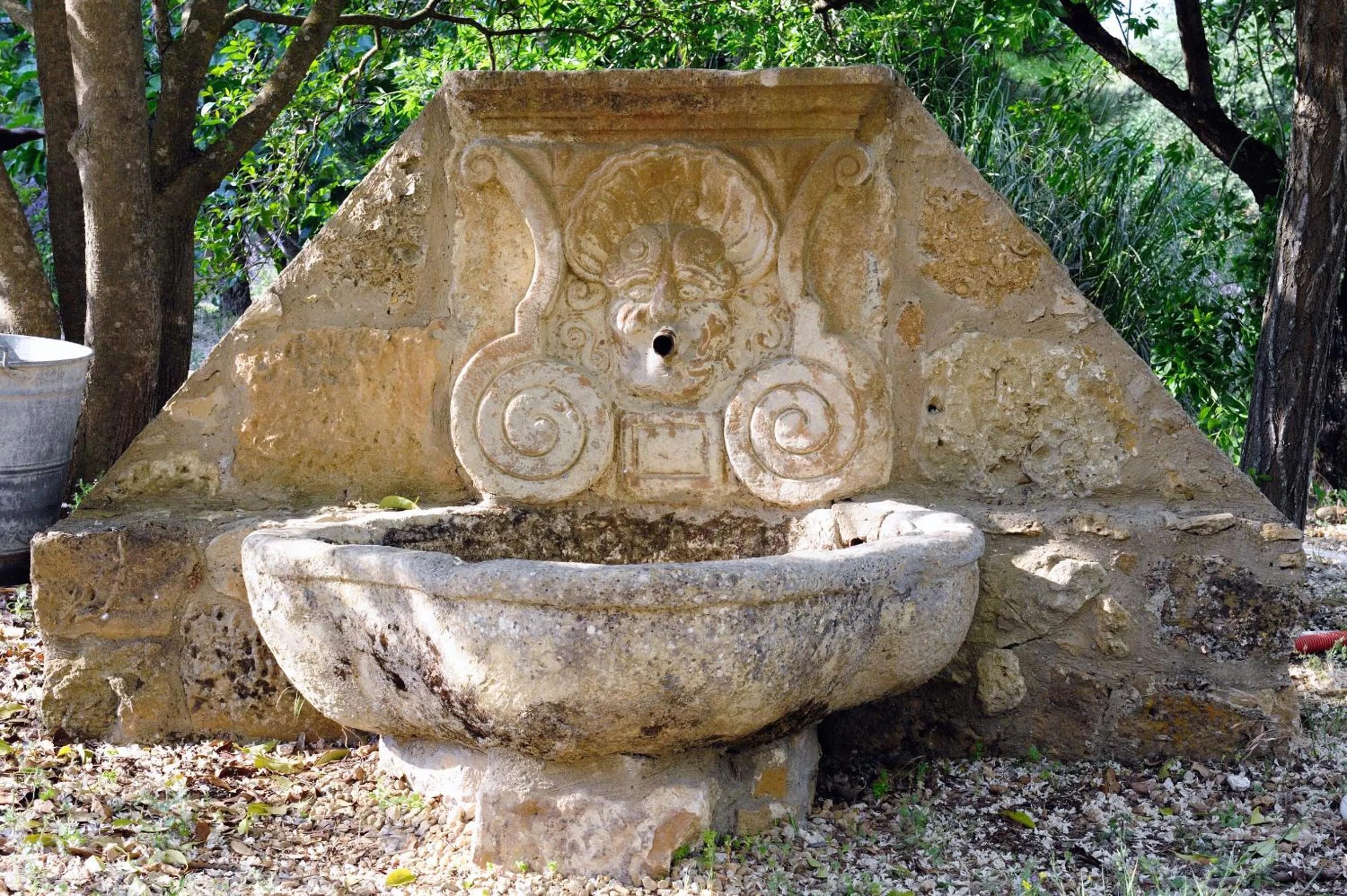 Decorative detail in Villa Trigona