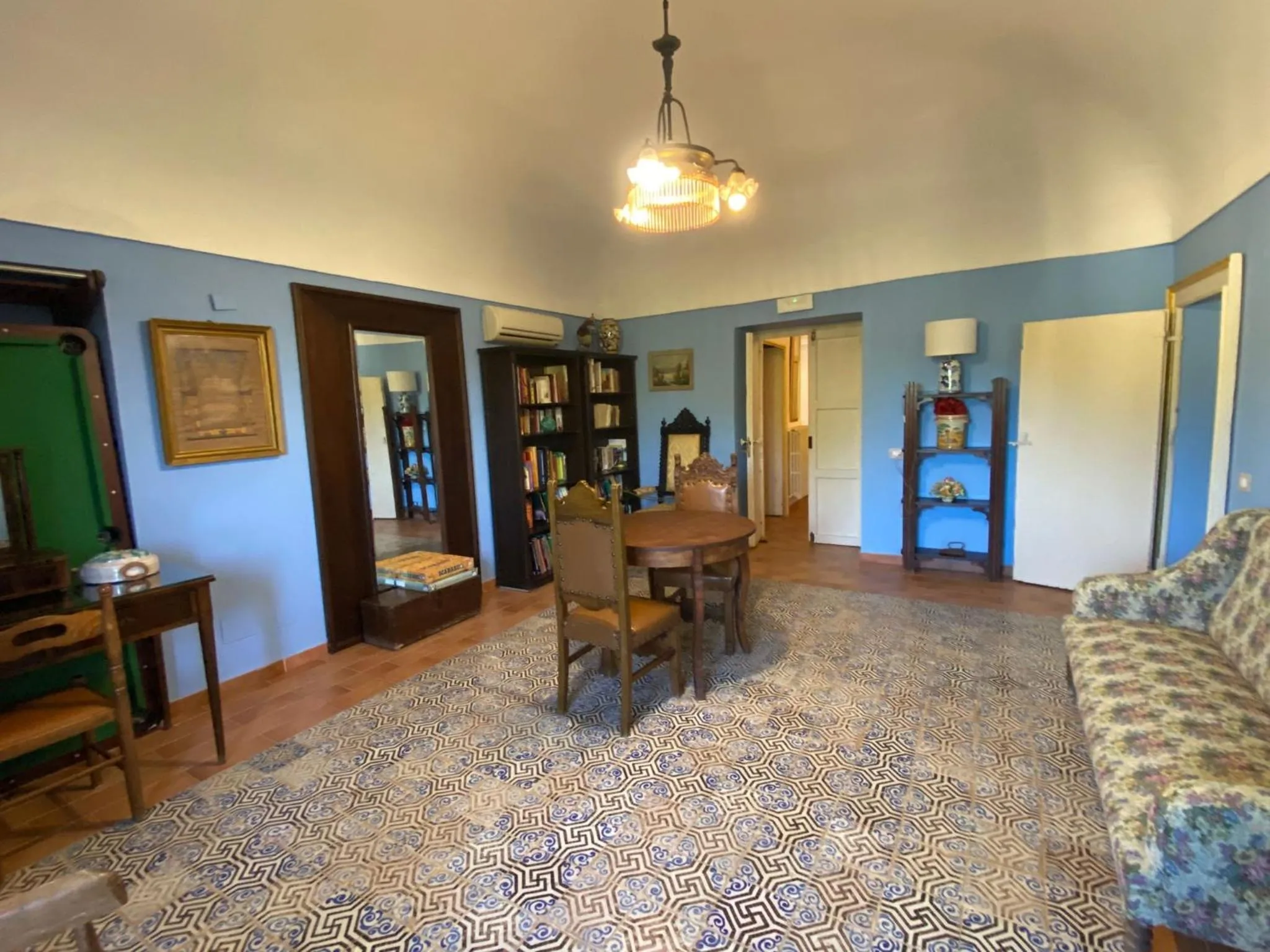 Living room in Villa Trigona