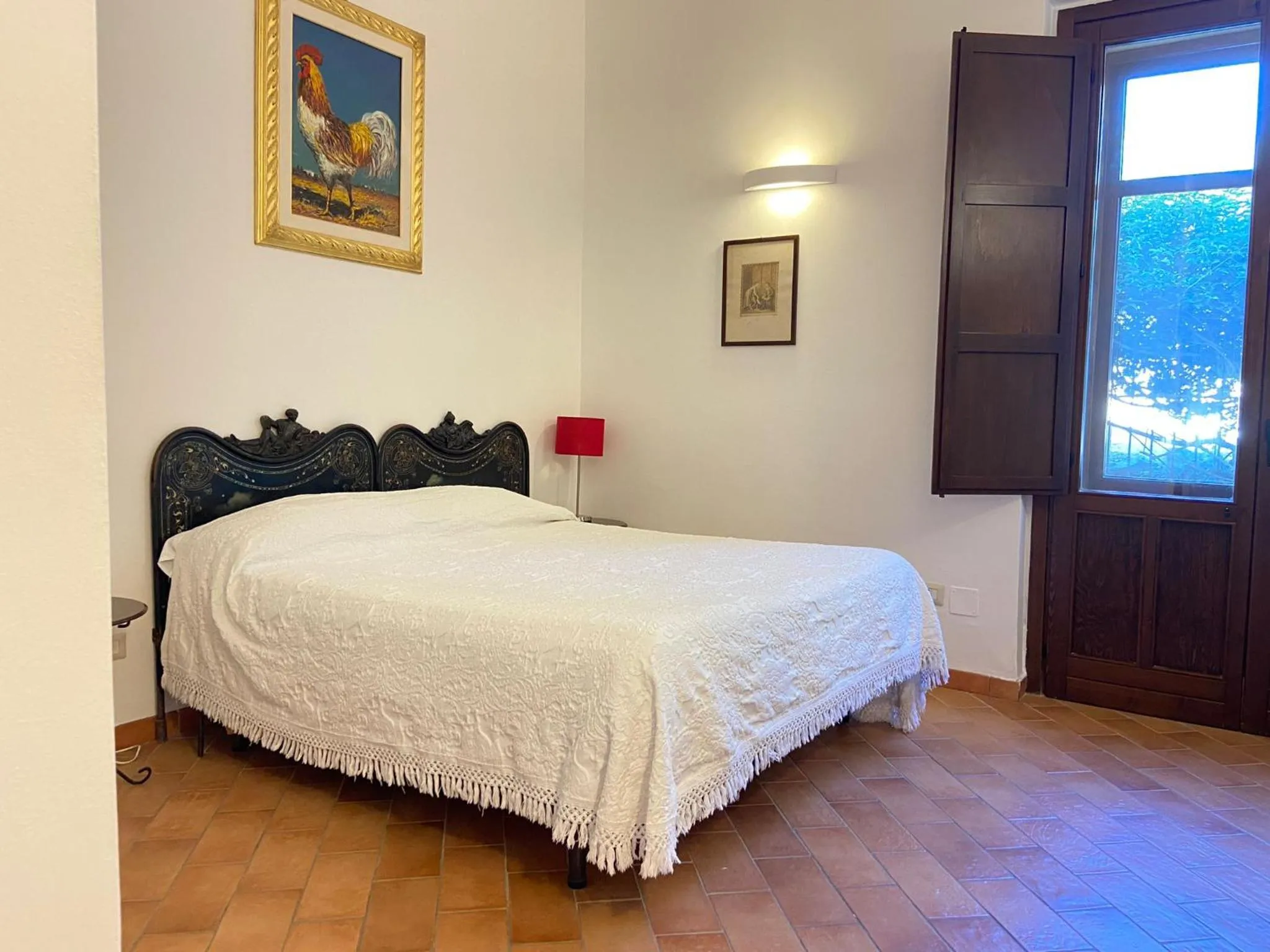 Bed in Villa Trigona