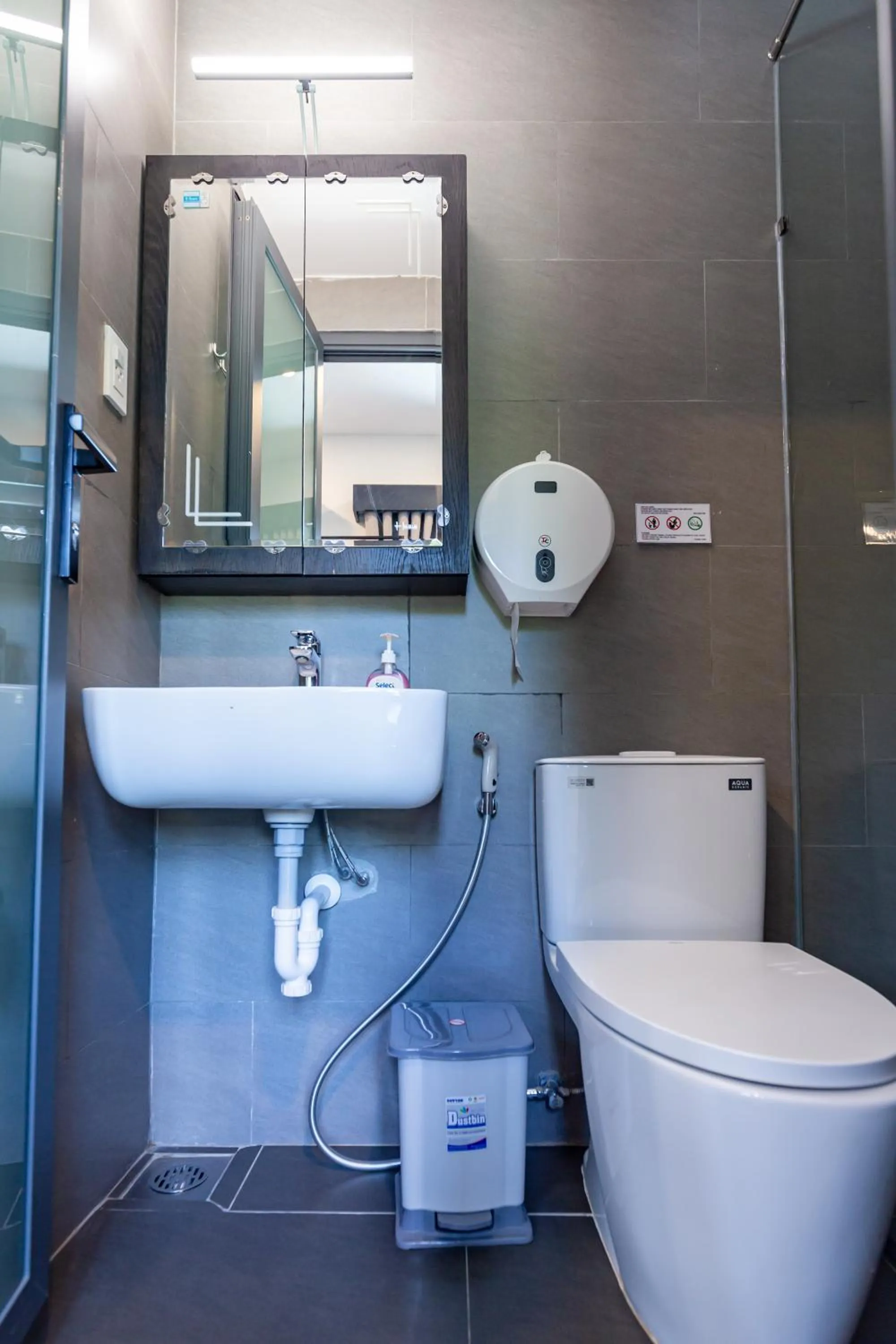 Shower in Brand New Cozy Home in D1 wBalcony