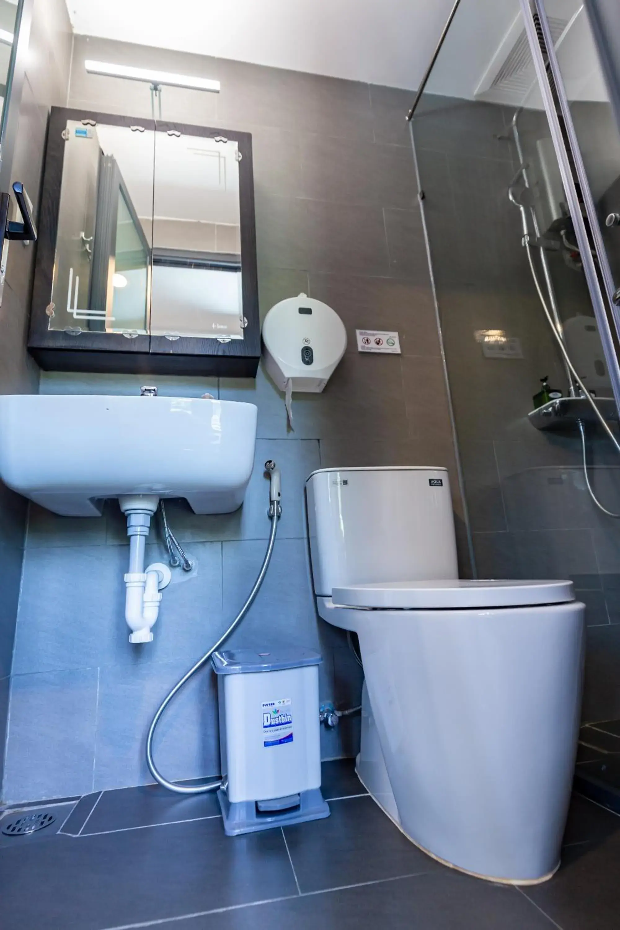 Toilet in Brand New Cozy Home in D1 wBalcony Toilet in Brand New Cozy Home in D1 wBalcony