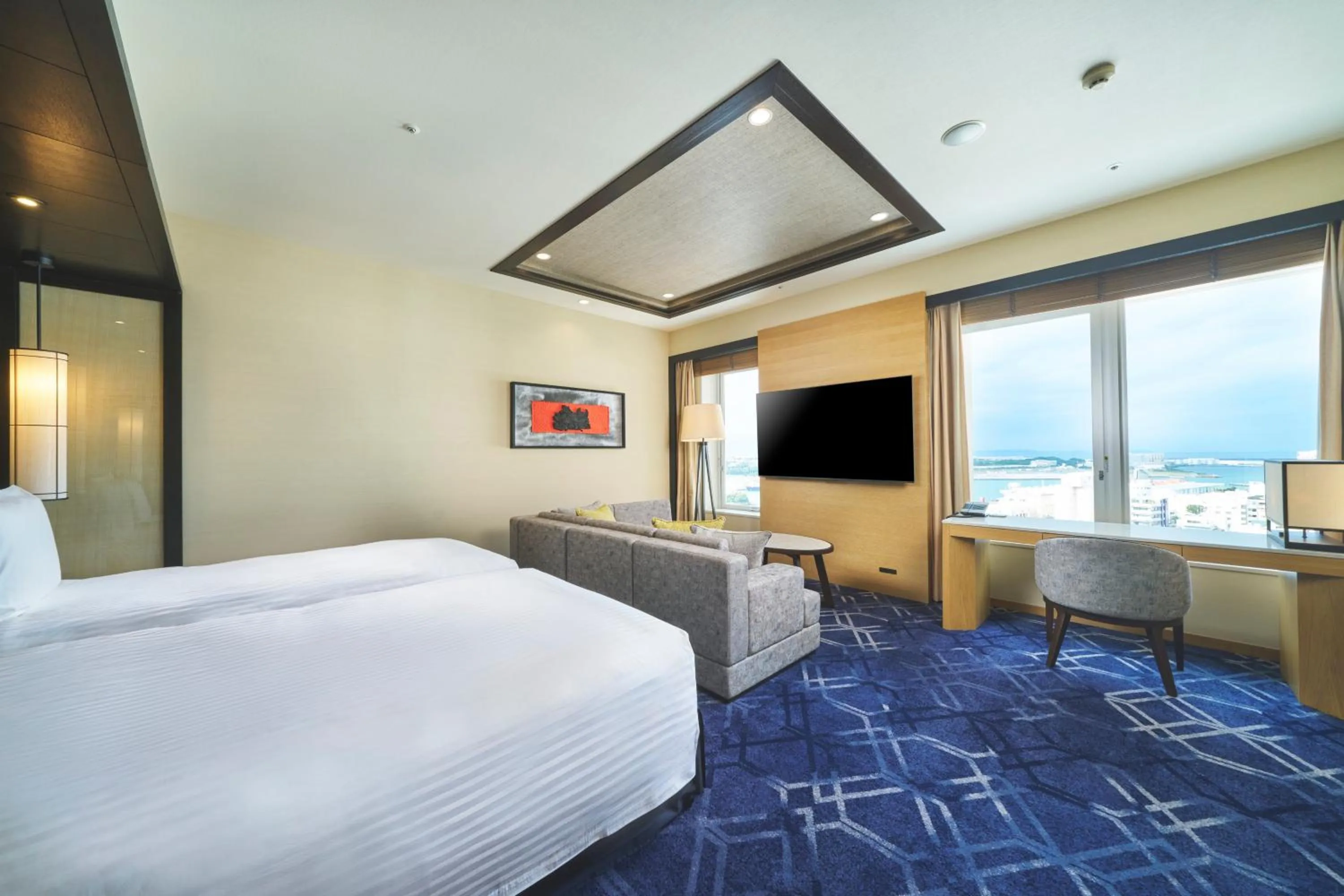 Photo of the whole room, Bed in Rihga Royal Gran Okinawa