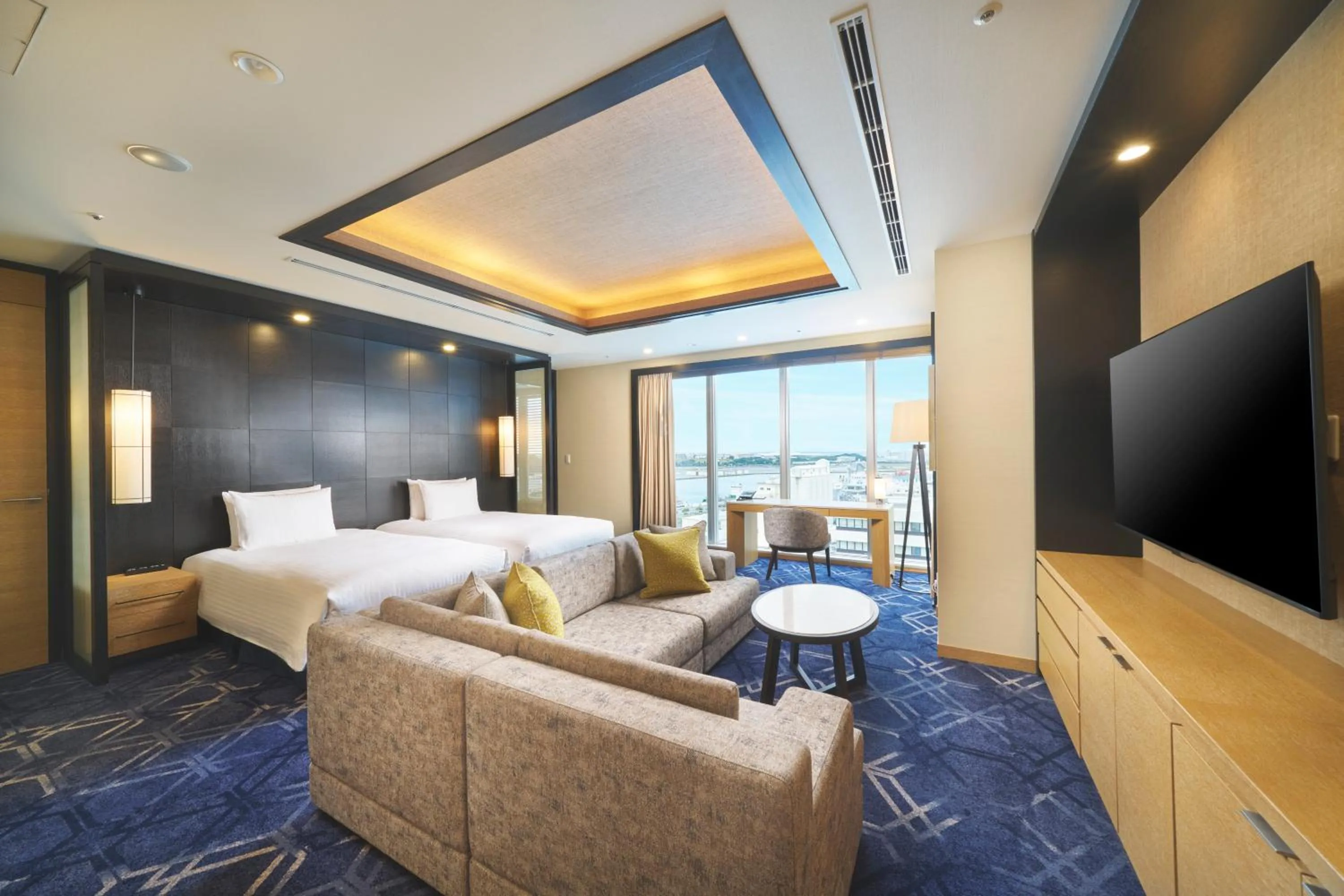 Photo of the whole room, Bed in Rihga Royal Gran Okinawa