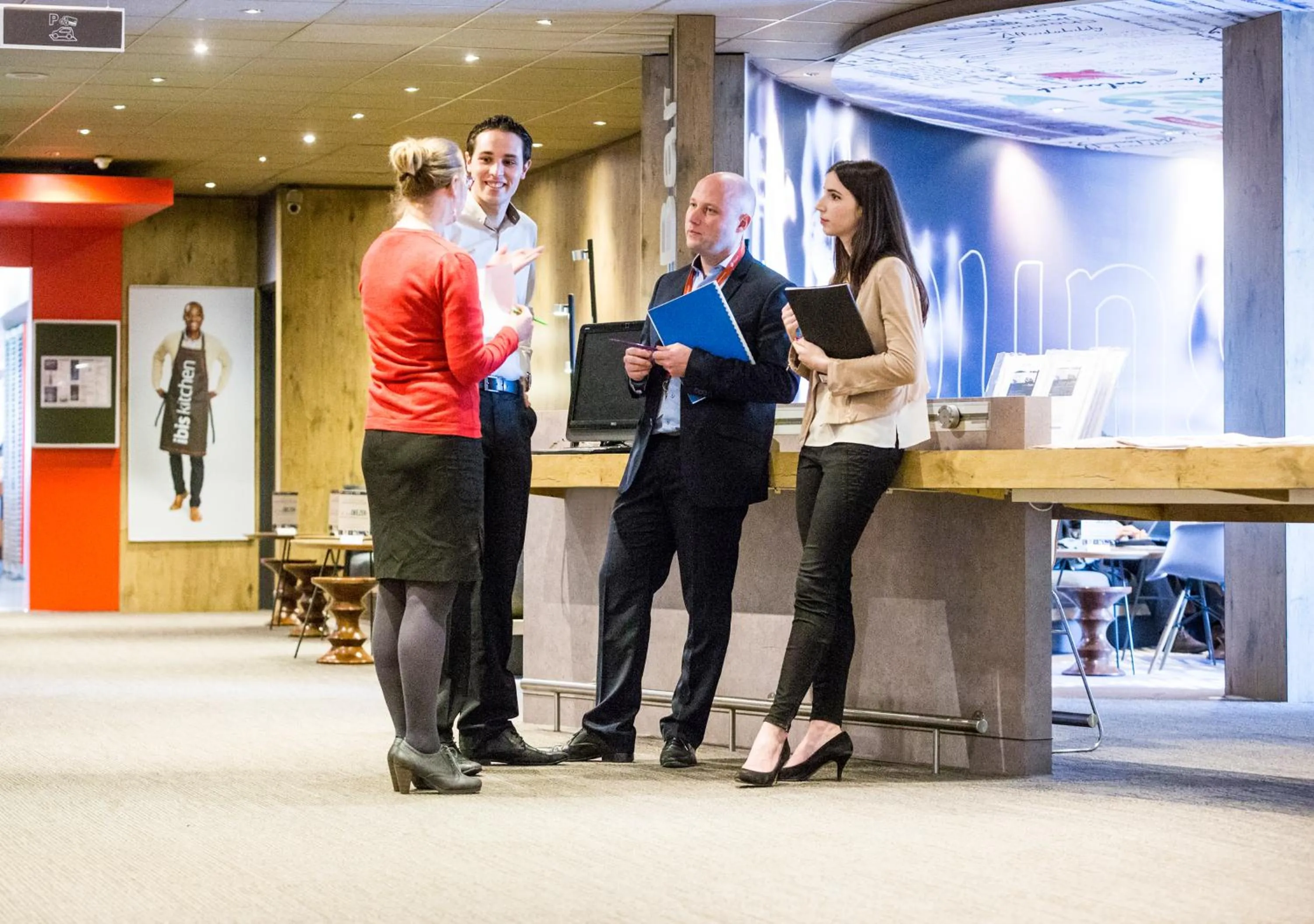 Lobby or reception in ibis London Stratford