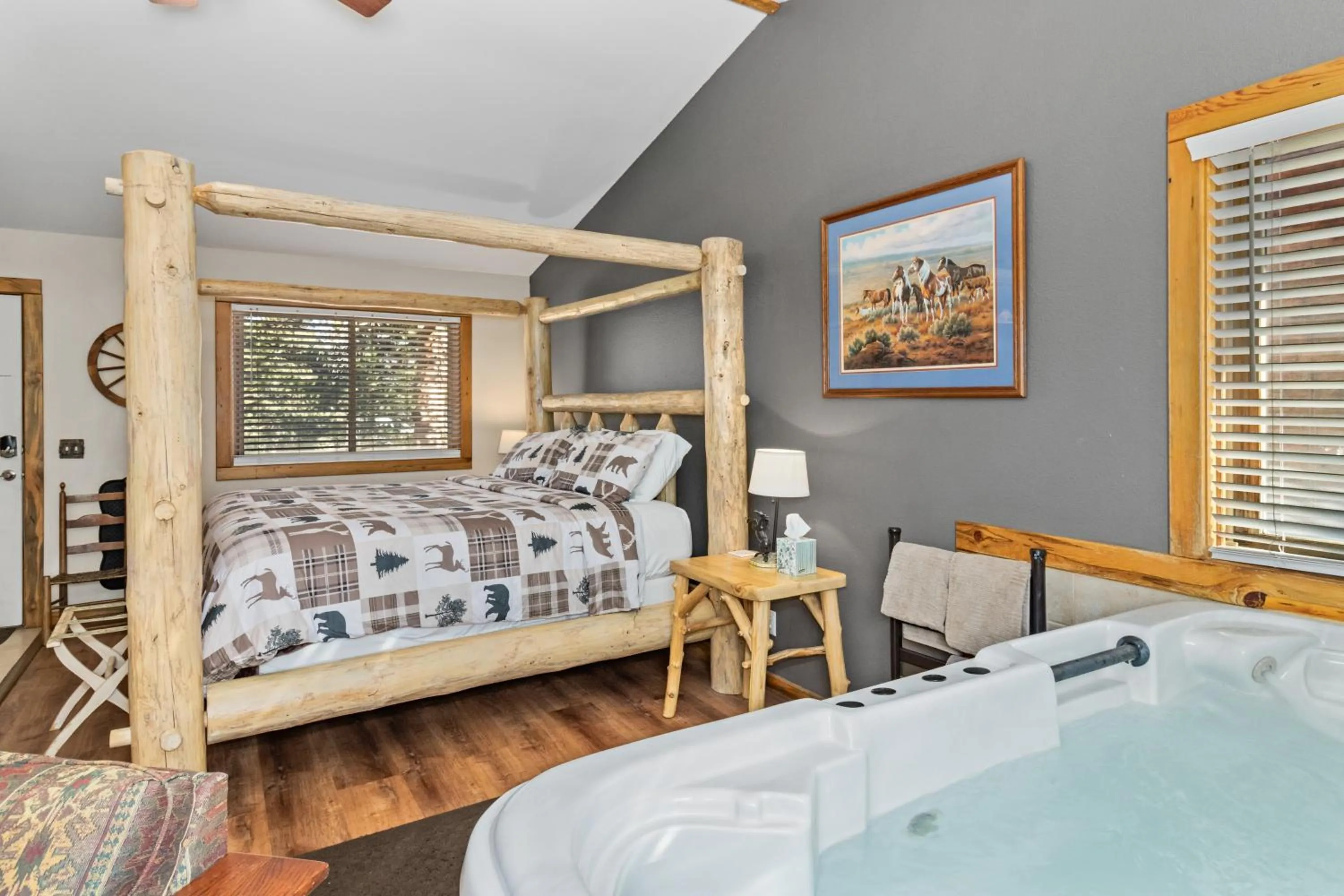 Bed in Mountain Shadows Resort