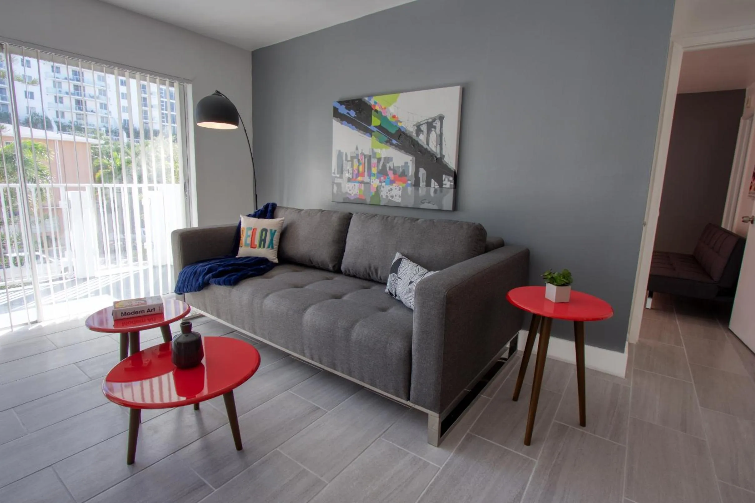 Living room in 23 Palms Suites - Midtown Wynwood