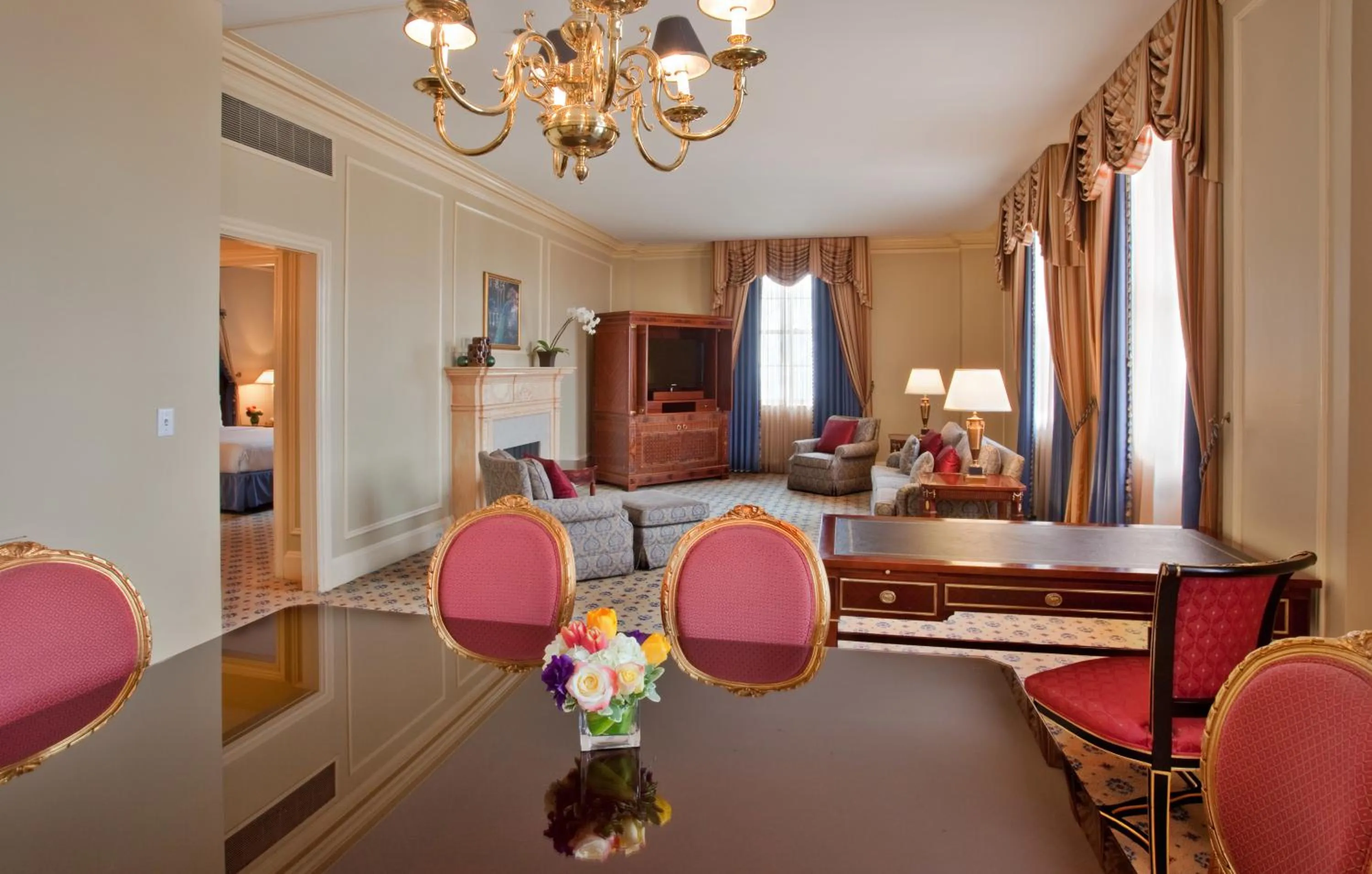 Living room in The Biltmore Los Angeles