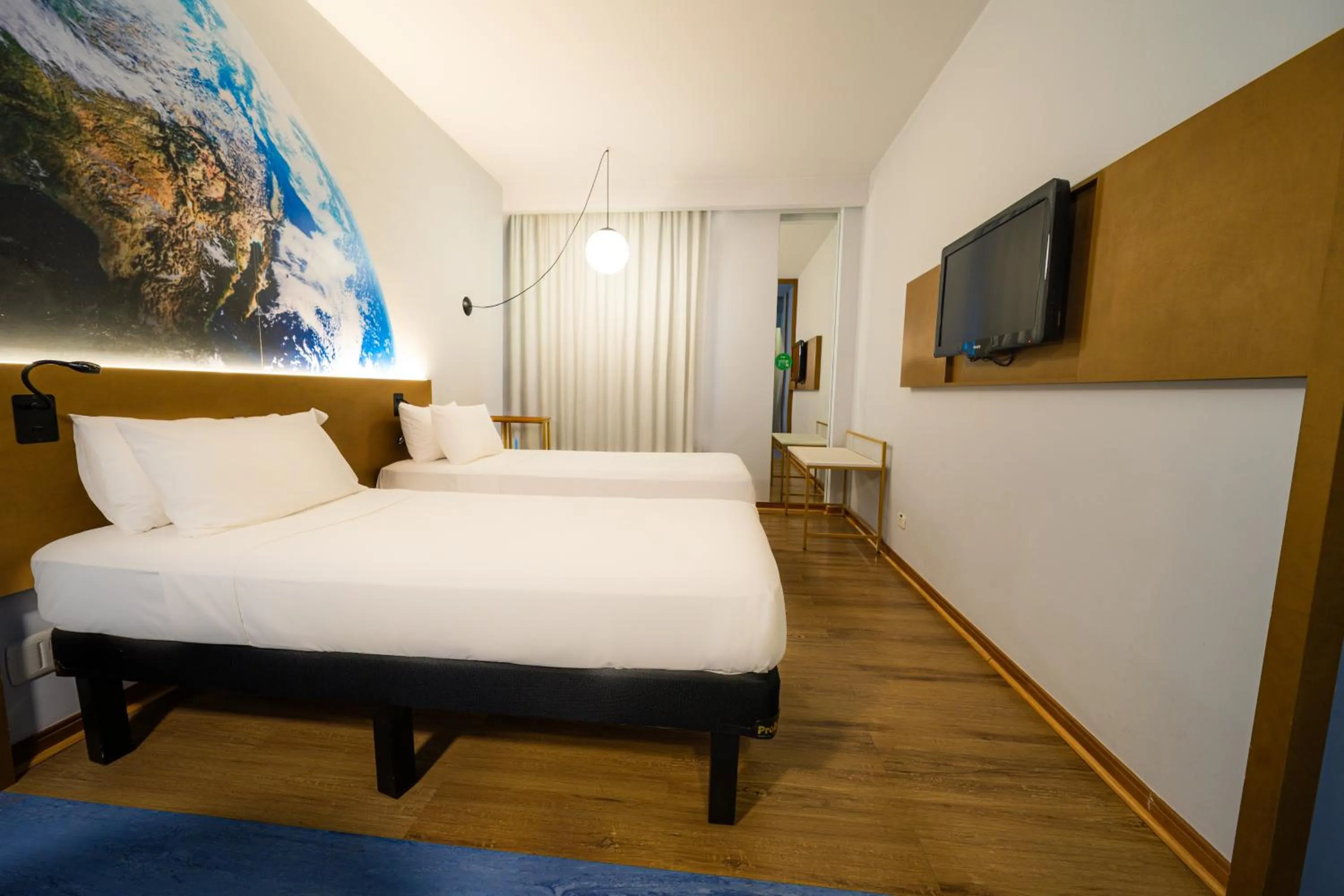 Bed in Hotel Euro Suite Curitiba Batel By Nacional Inn