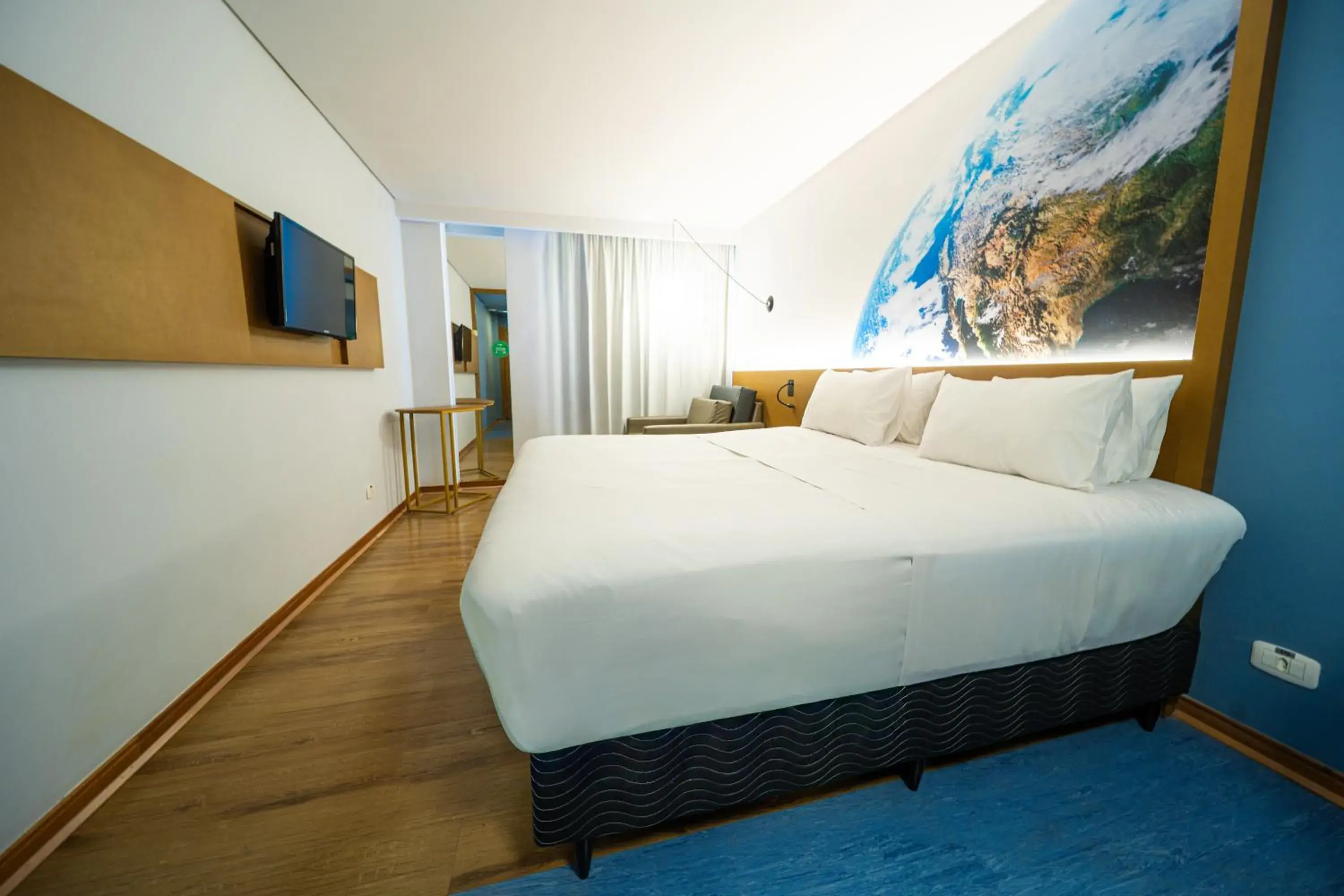 Bed in Hotel Euro Suite Curitiba Batel By Nacional Inn Bed in Hotel Euro Suite Curitiba Batel By Nacional Inn