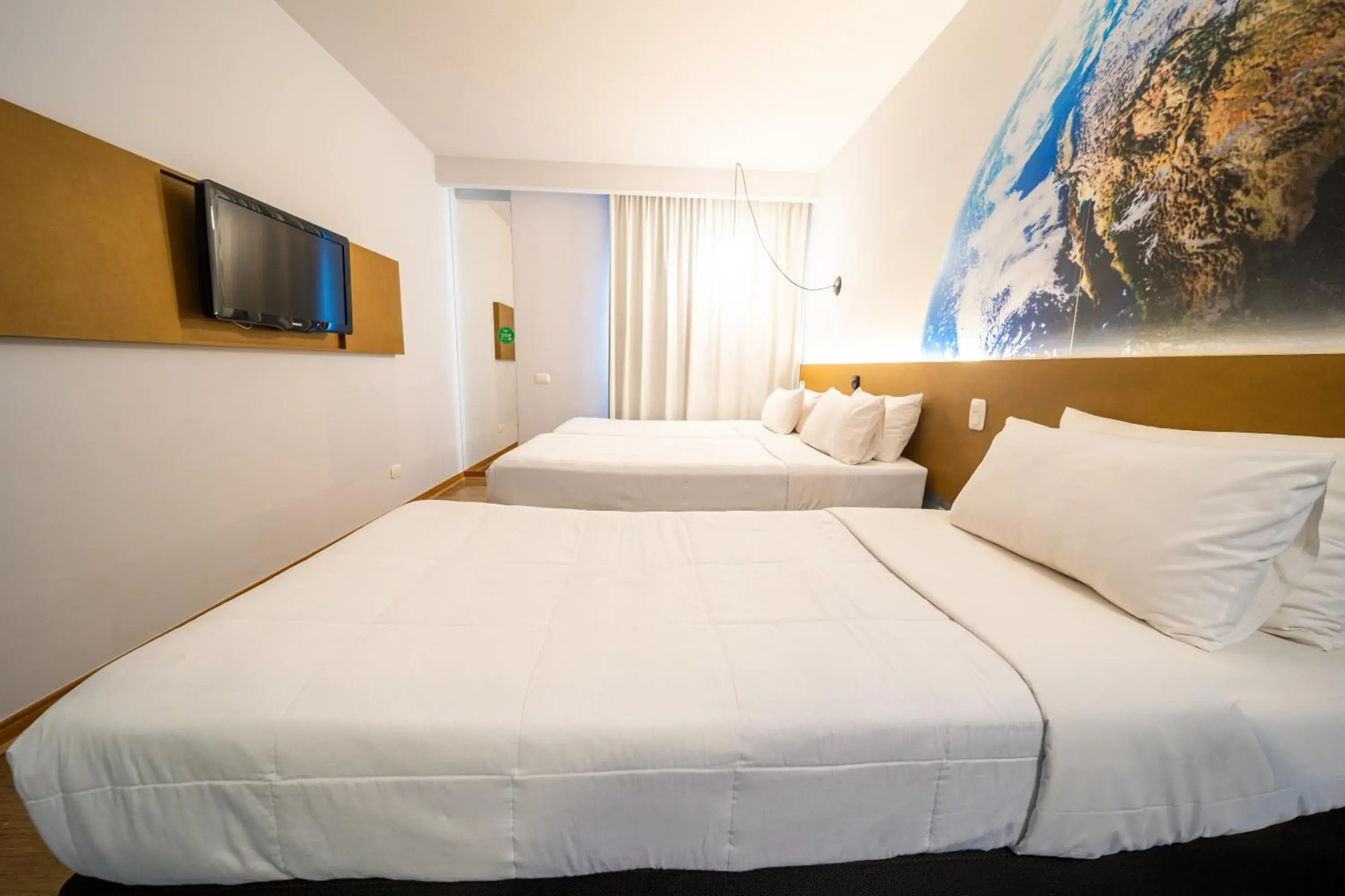 Bedroom, Bed in Hotel Euro Suite Curitiba Batel By Nacional Inn Bedroom, Bed in Hotel Euro Suite Curitiba Batel By Nacional Inn