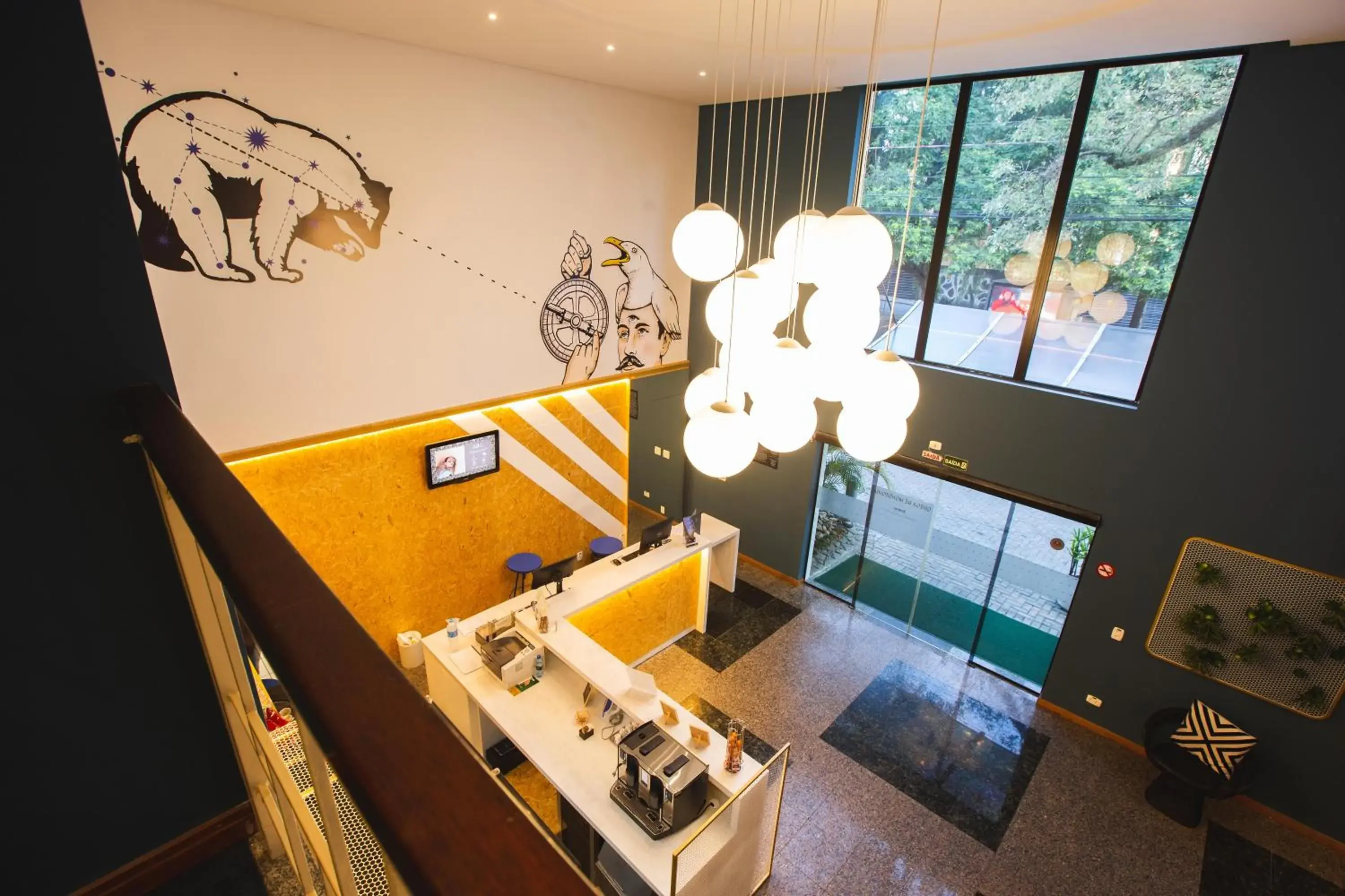 Lobby or reception in Hotel Euro Suite Curitiba Batel By Nacional Inn Lobby or reception in Hotel Euro Suite Curitiba Batel By Nacional Inn