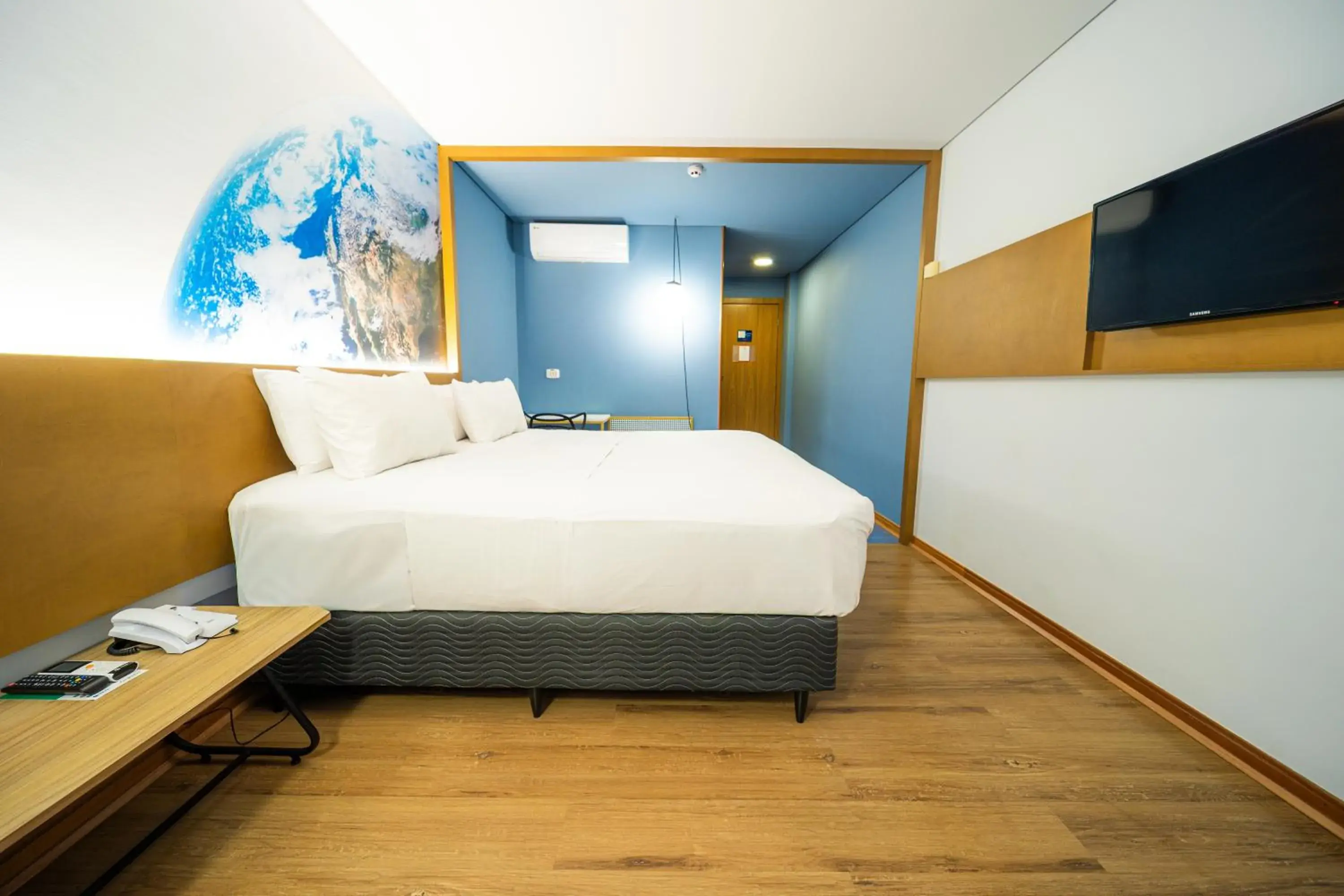 Bed in Hotel Euro Suite Curitiba Batel By Nacional Inn Bed in Hotel Euro Suite Curitiba Batel By Nacional Inn