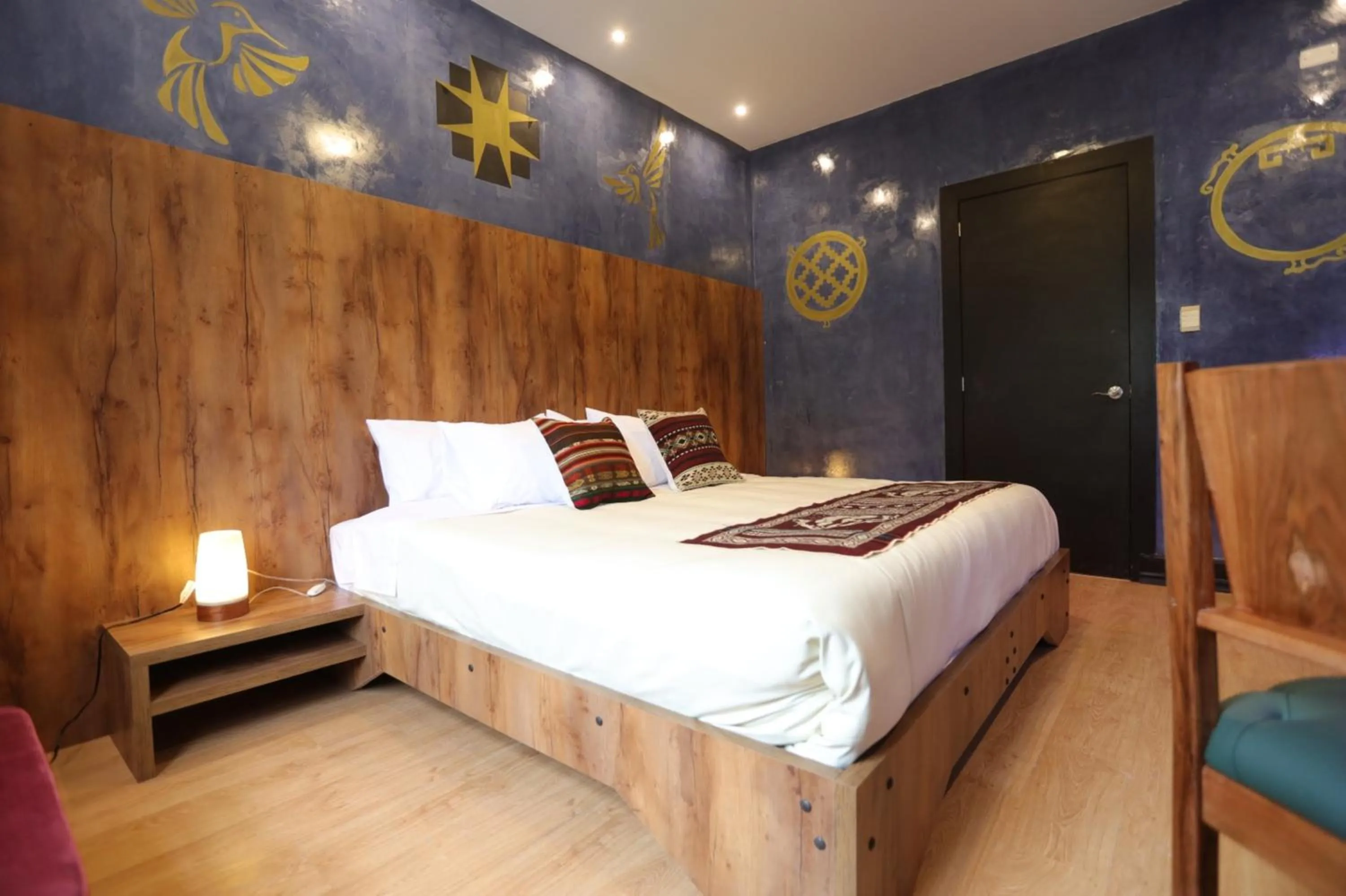 Bed in Chakana Hotel Boutique Mariscal