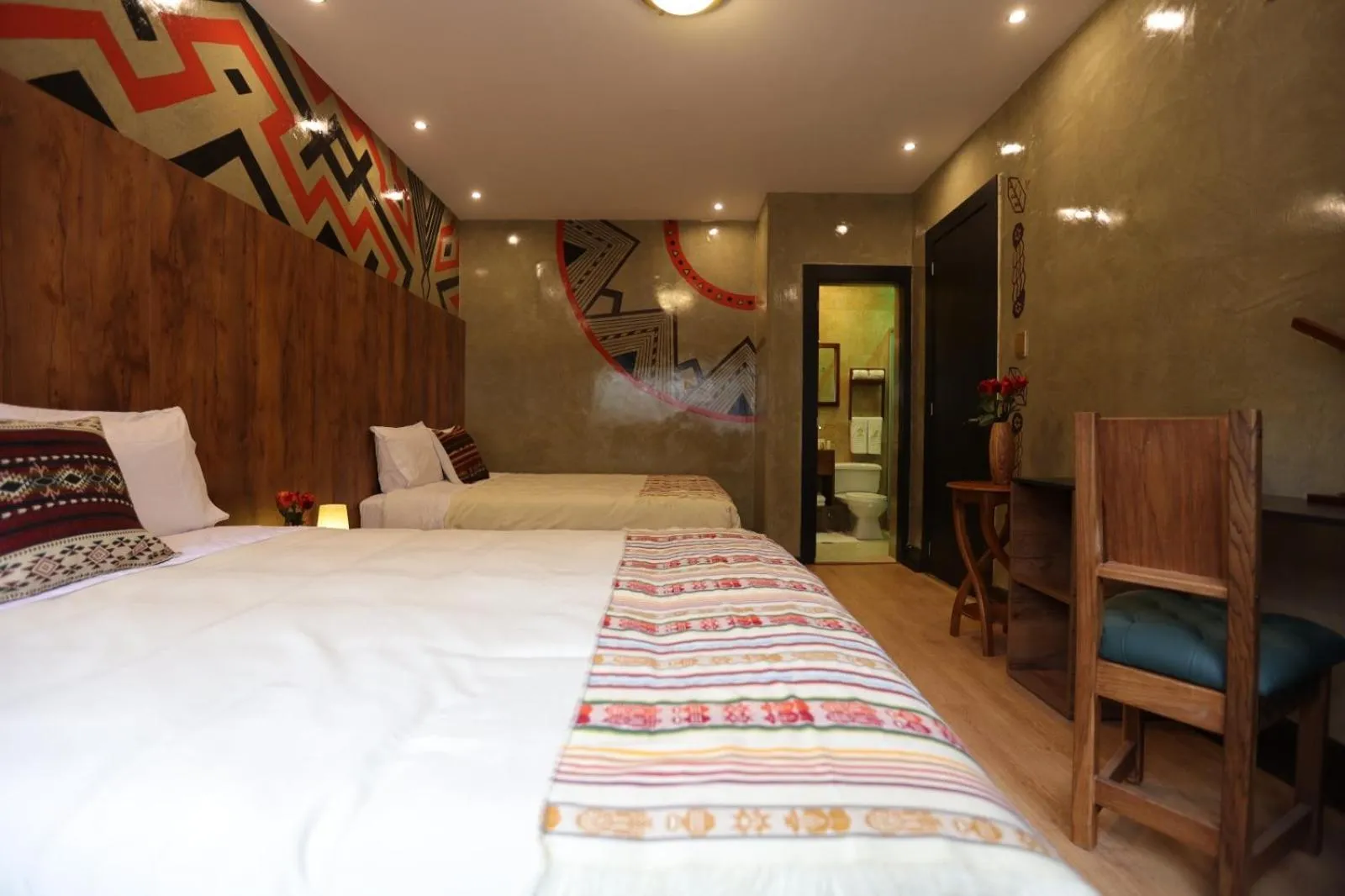 Photo of the whole room, Bed in Chakana Hotel Boutique Mariscal