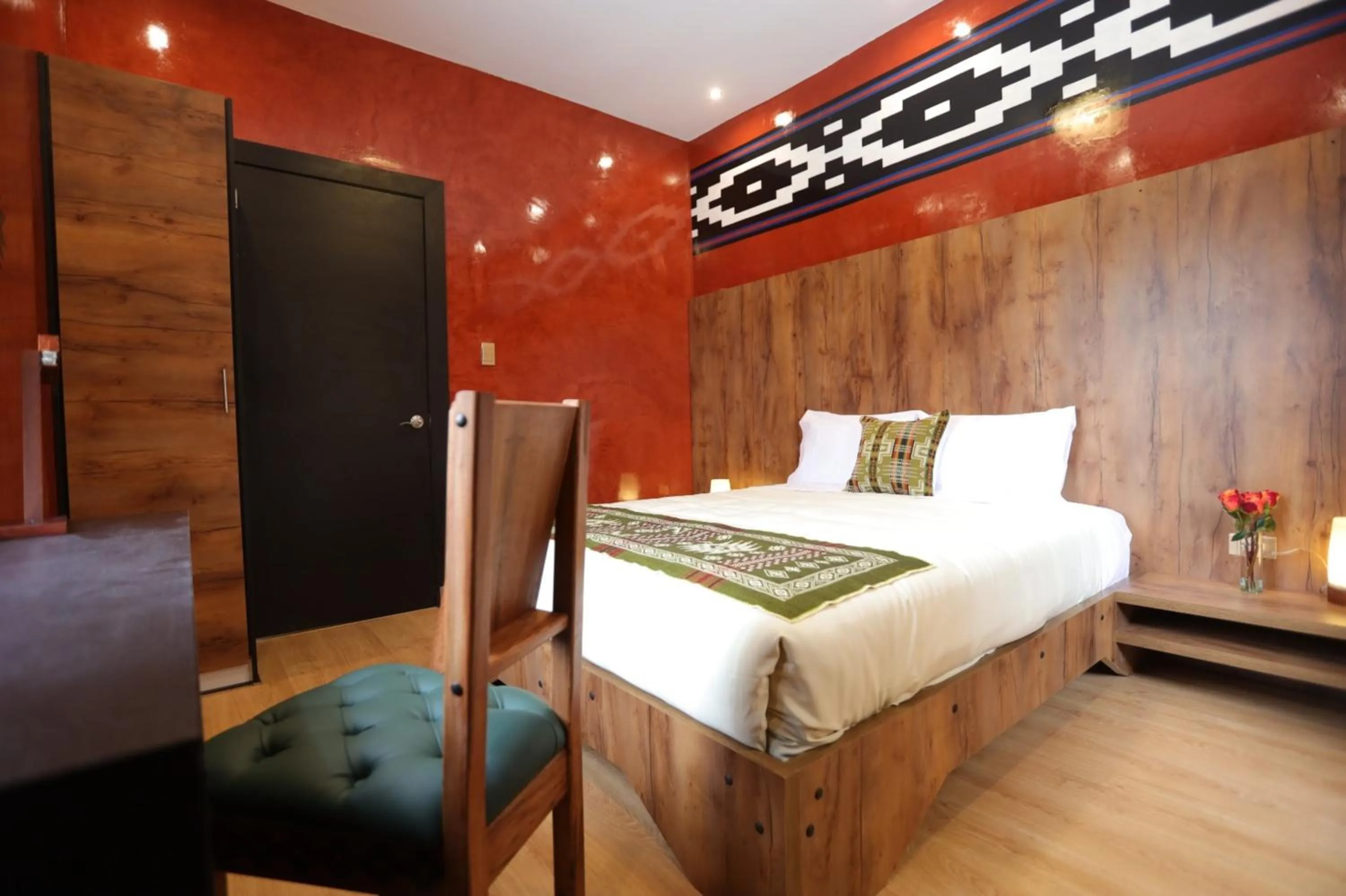 Bed in Chakana Hotel Boutique Mariscal