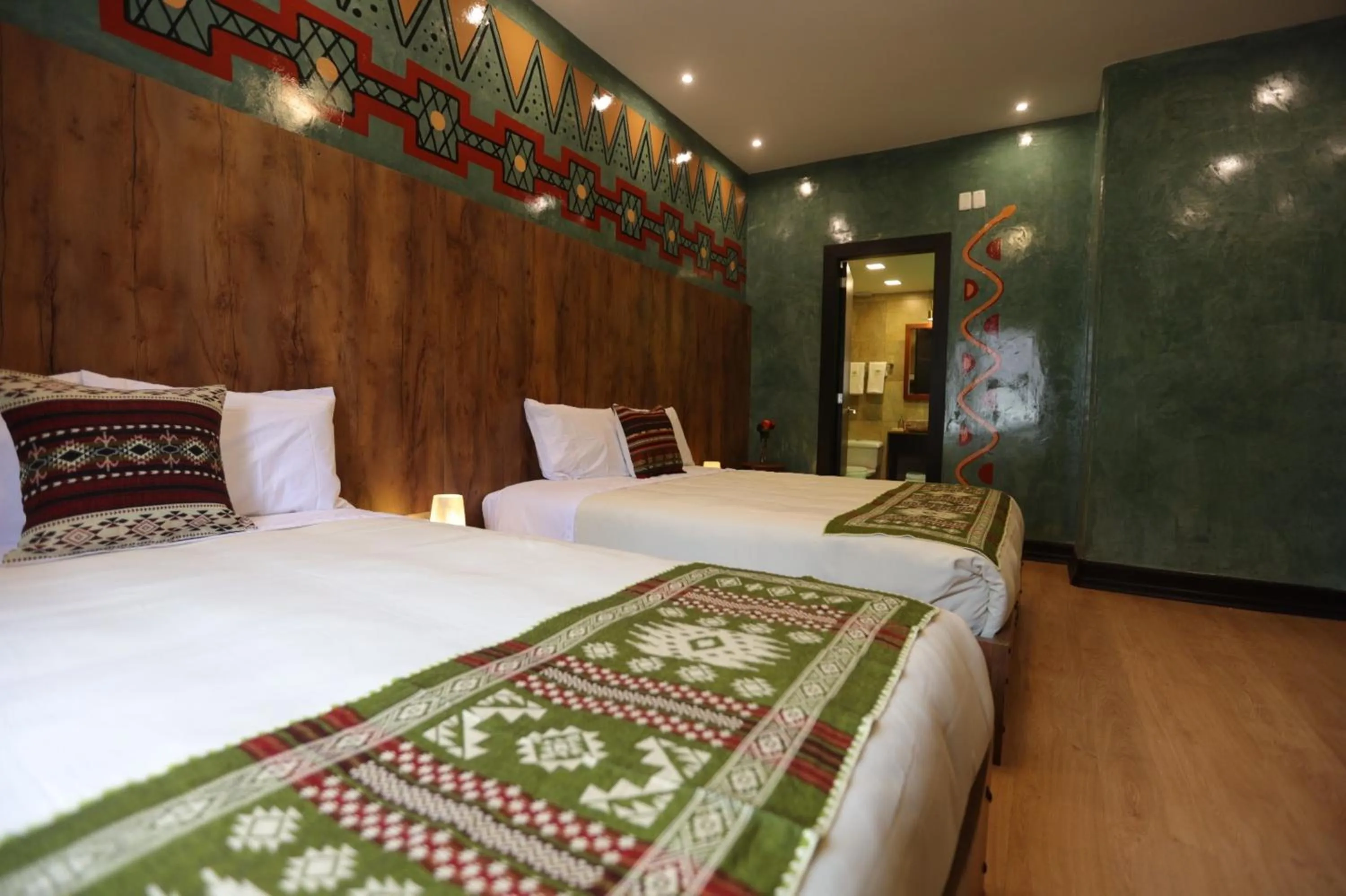 Bed in Chakana Hotel Boutique Mariscal