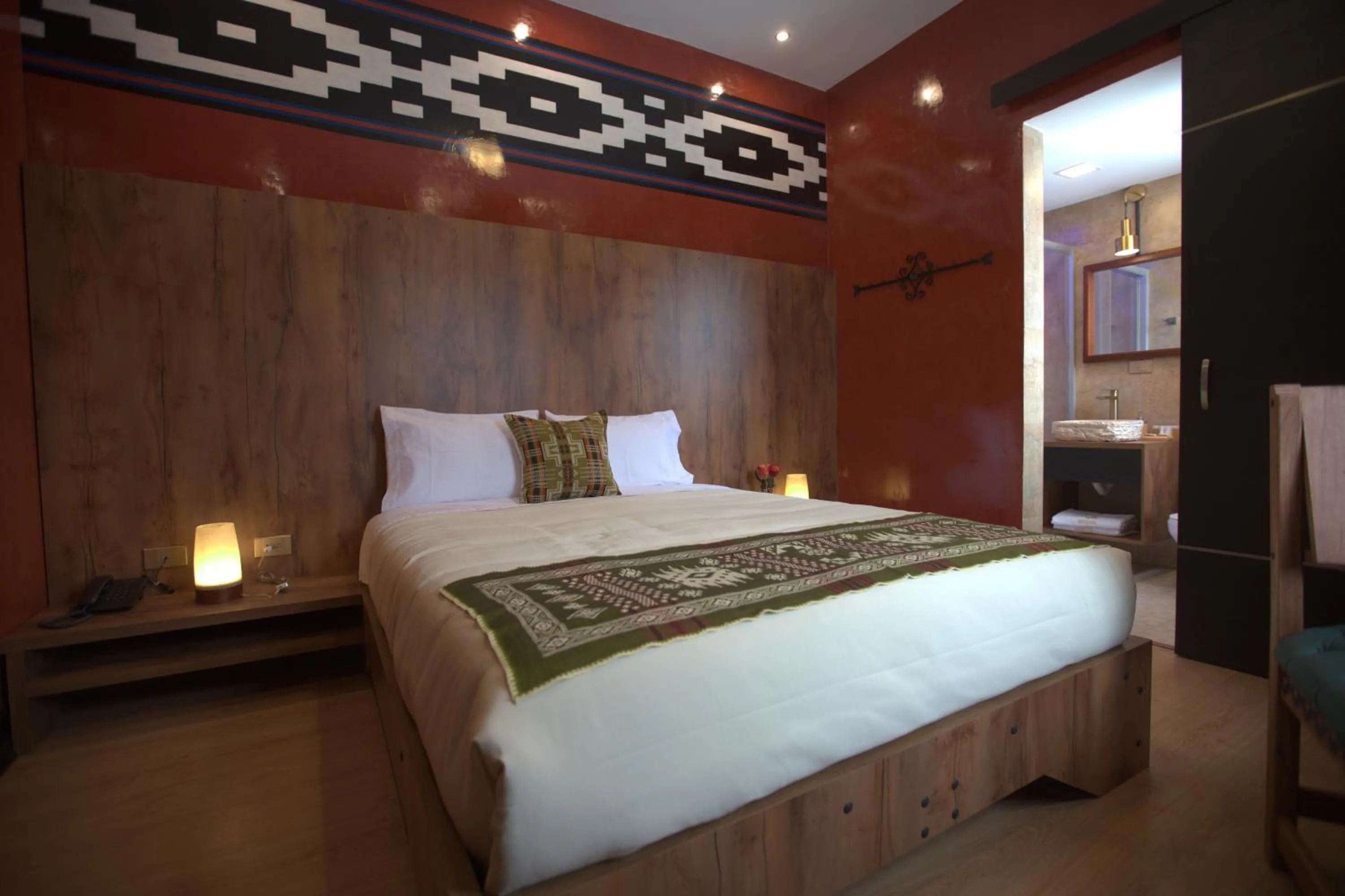 Bed in Chakana Hotel Boutique Mariscal