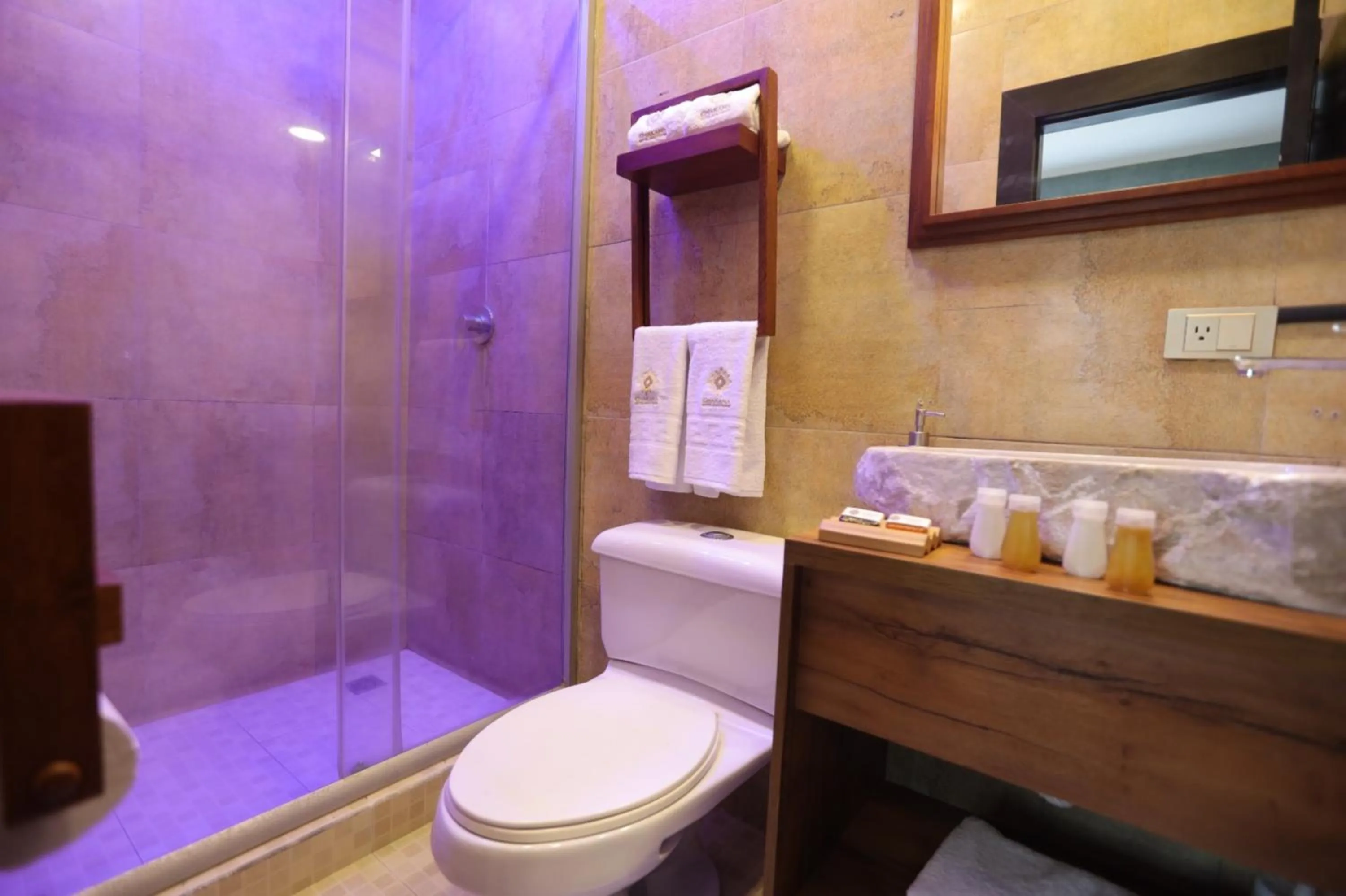 Shower in Chakana Hotel Boutique Mariscal