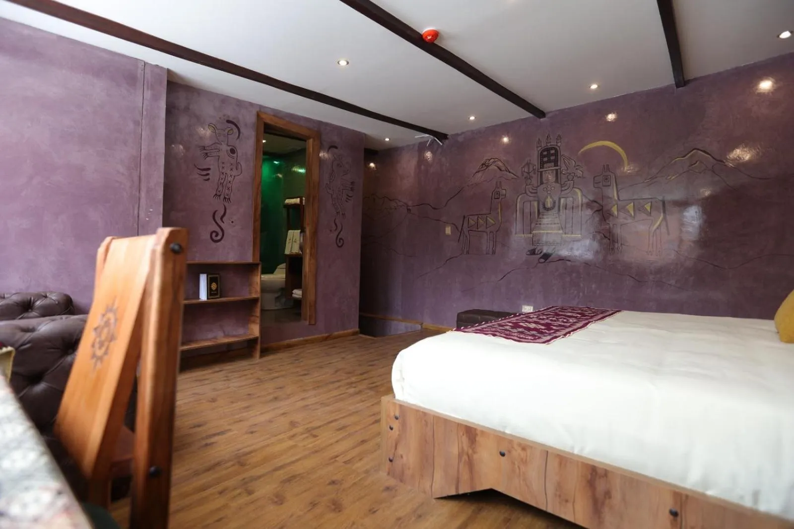 Bed in Chakana Hotel Boutique Mariscal