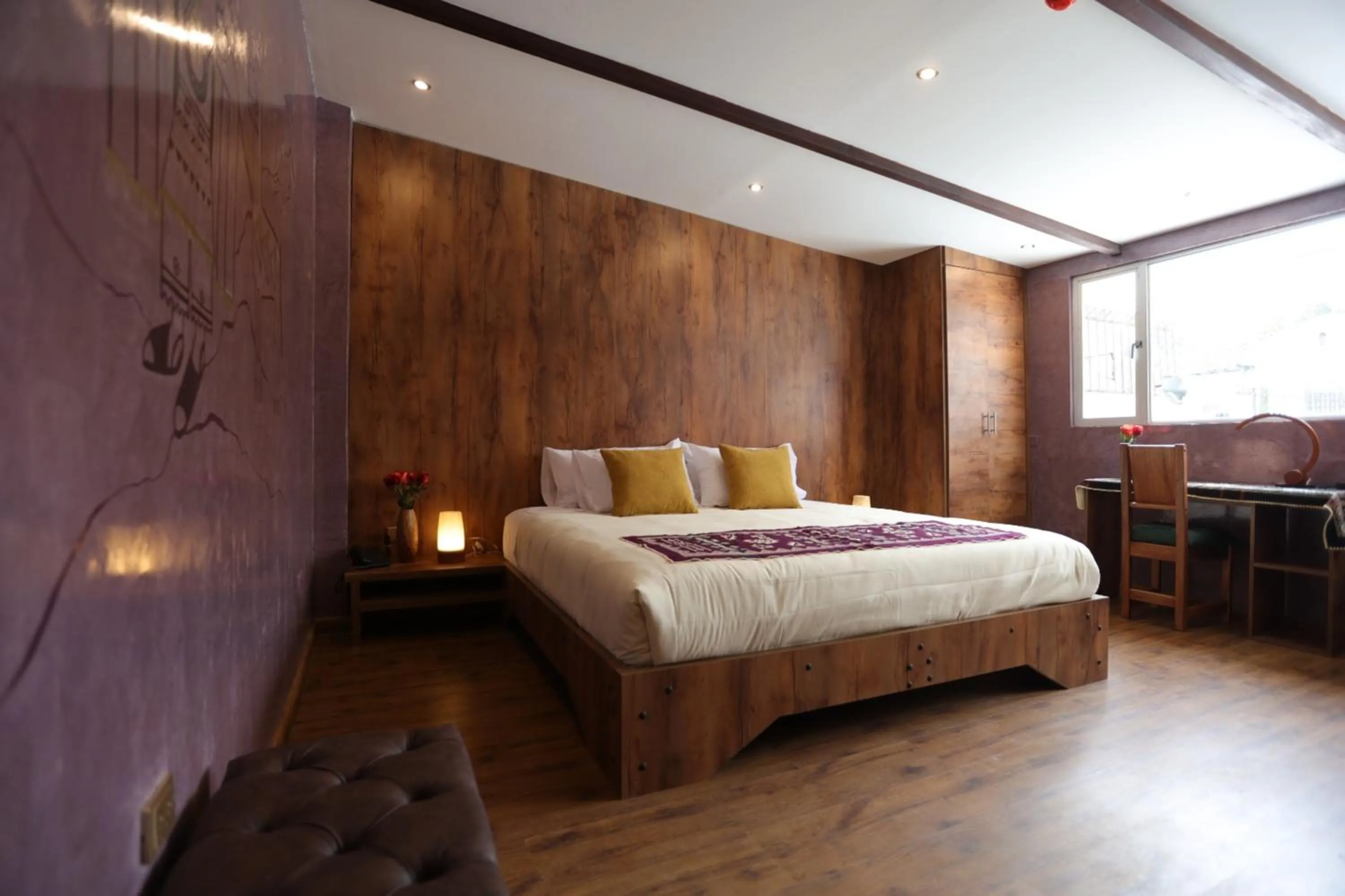 Bed in Chakana Hotel Boutique Mariscal